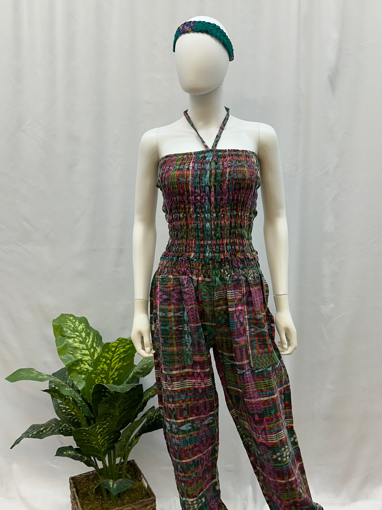 Guatemalan Handwoven Textile Jumpsuit