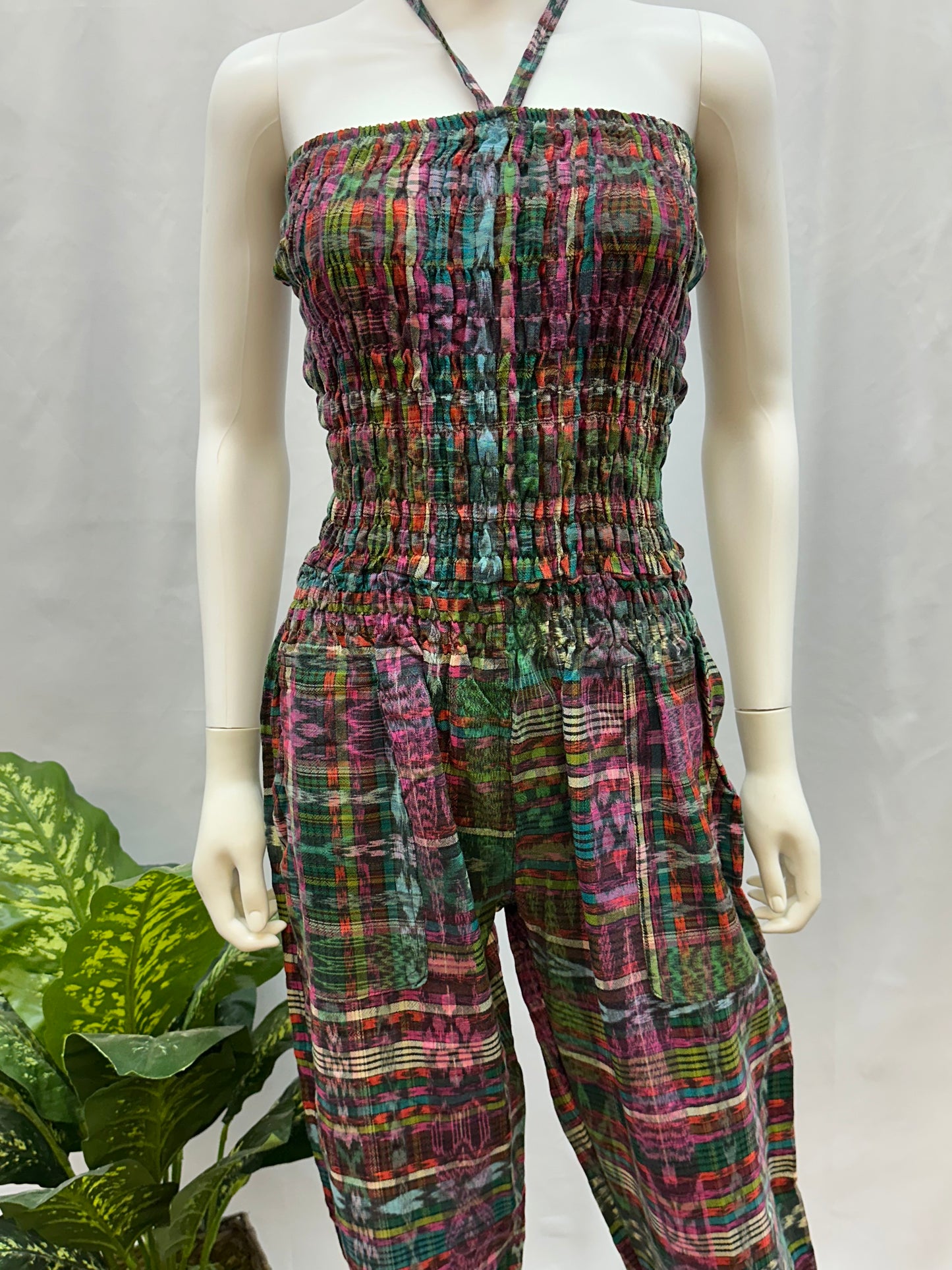 Guatemalan Handwoven Textile Jumpsuit