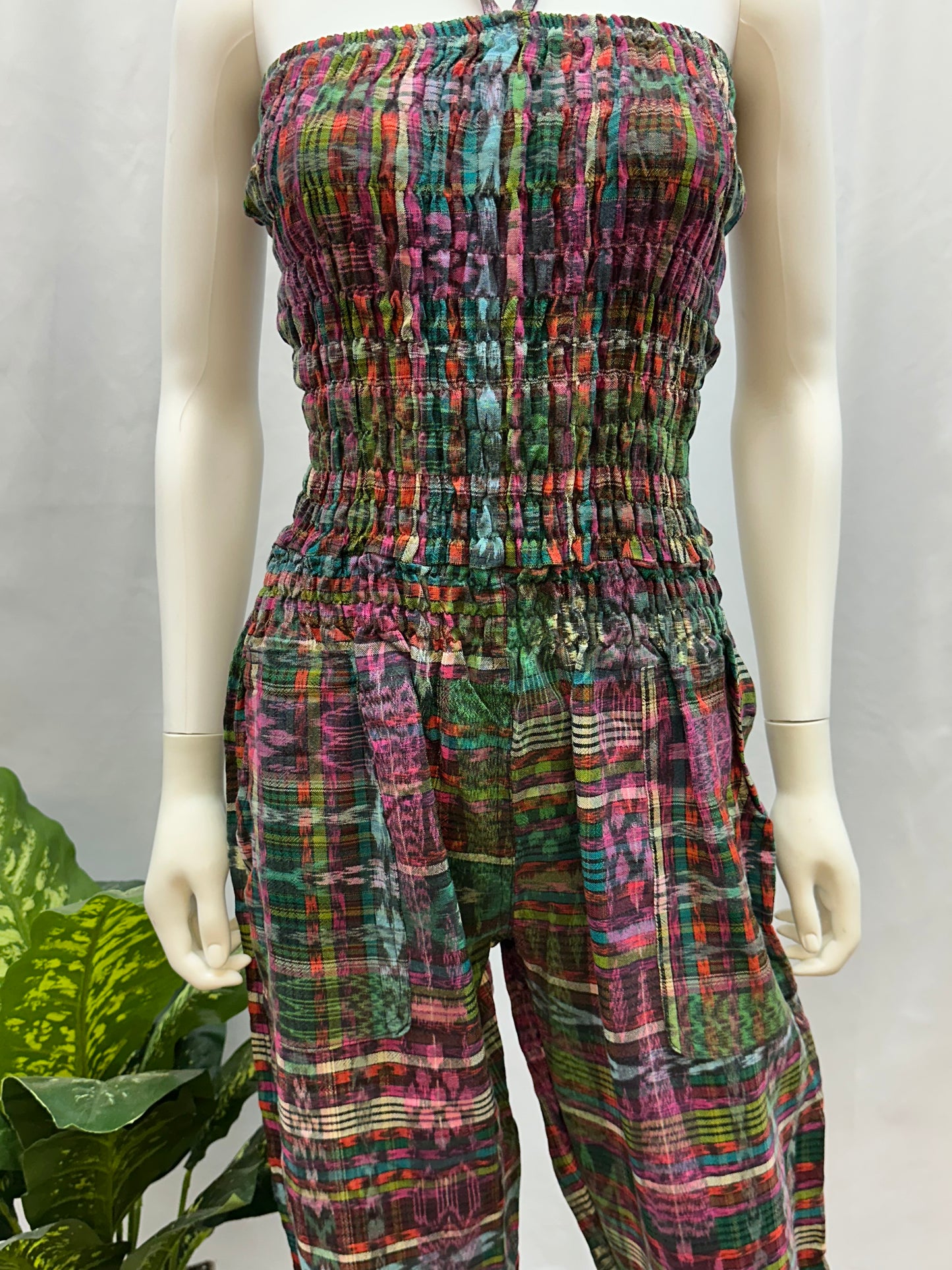 Guatemalan Handwoven Textile Jumpsuit