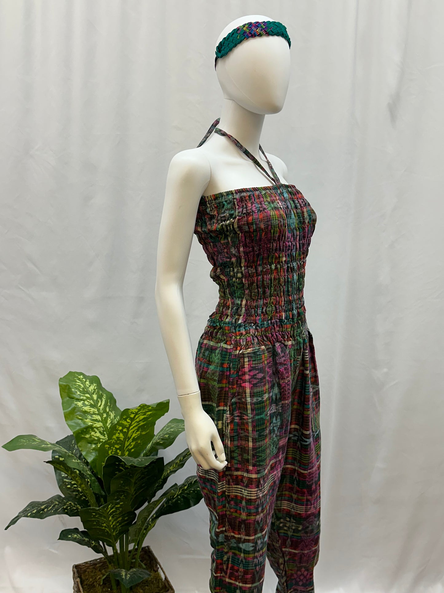 Guatemalan Handwoven Textile Jumpsuit