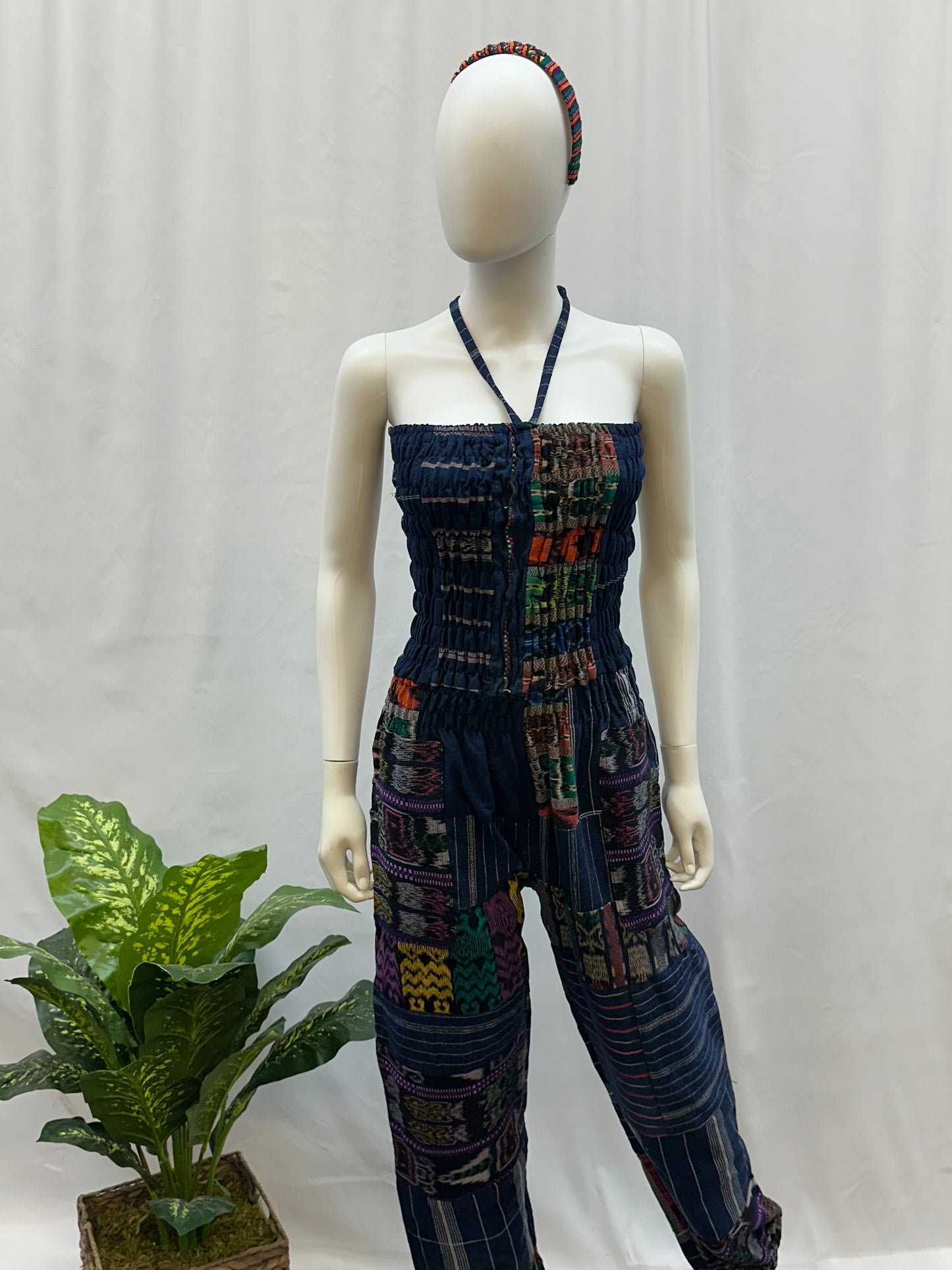 Guatemalan Handwoven Textile Jumpsuit
