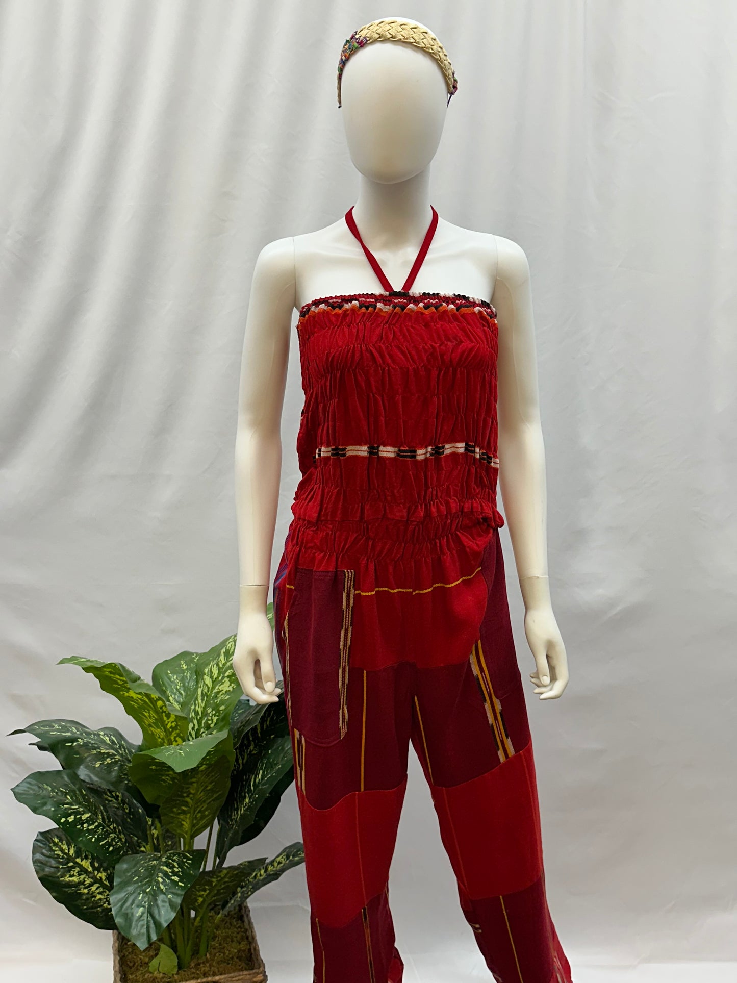 Guatemalan Handwoven Textile Jumpsuit