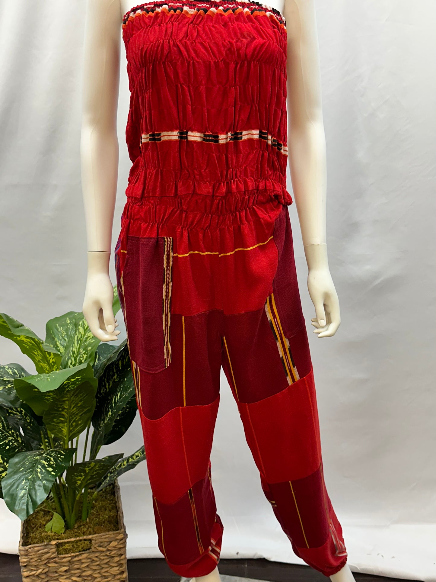 Guatemalan Handwoven Textile Jumpsuit