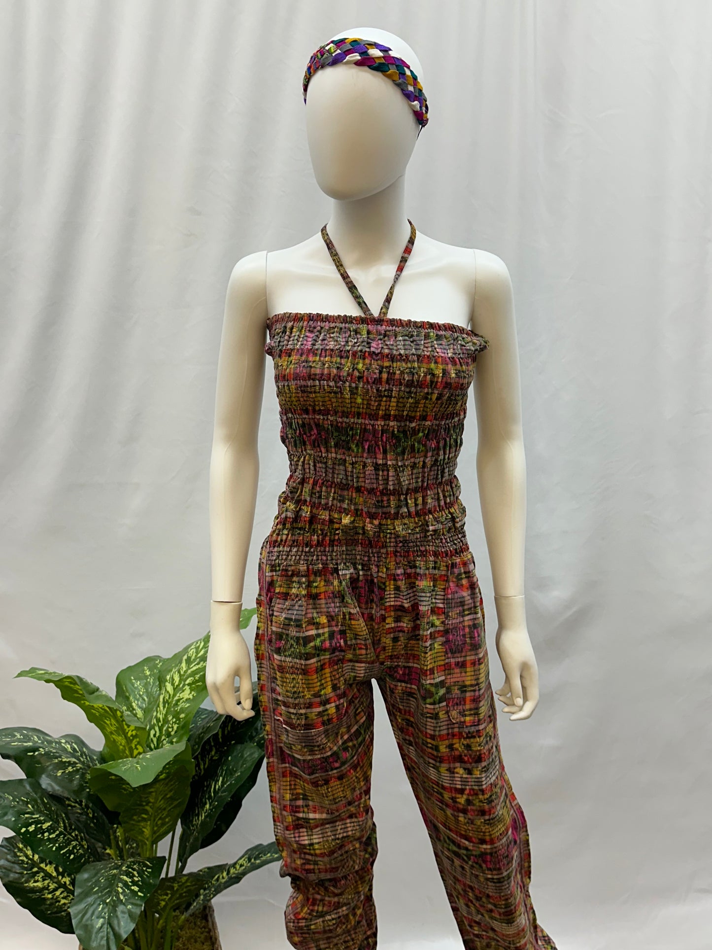 Guatemalan Handwoven Textile Jumpsuit