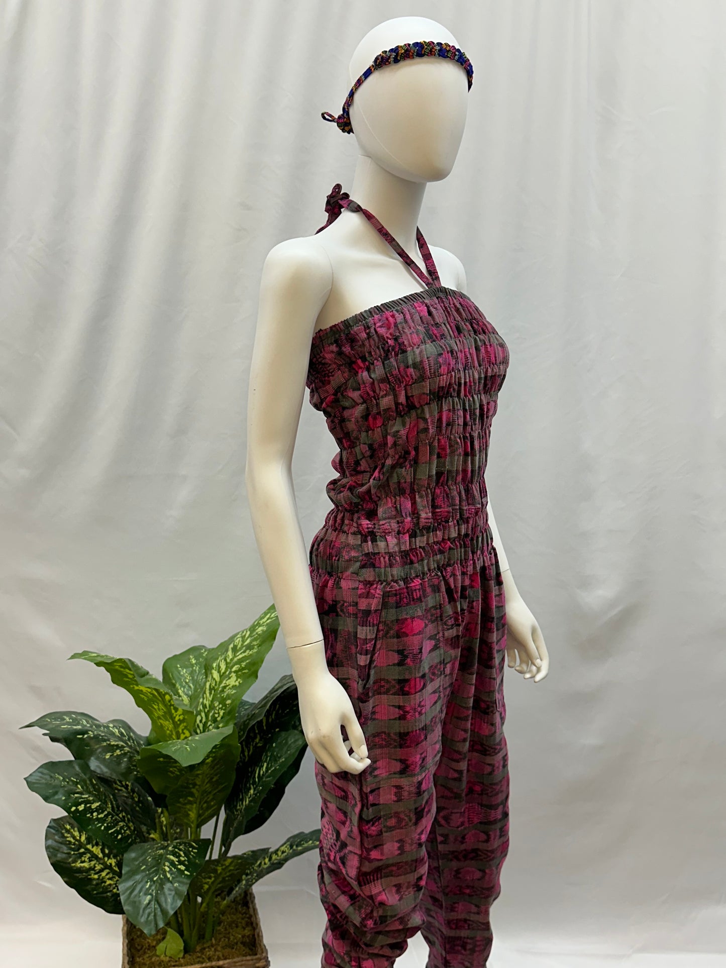 Guatemalan Handwoven Textile Jumpsuit