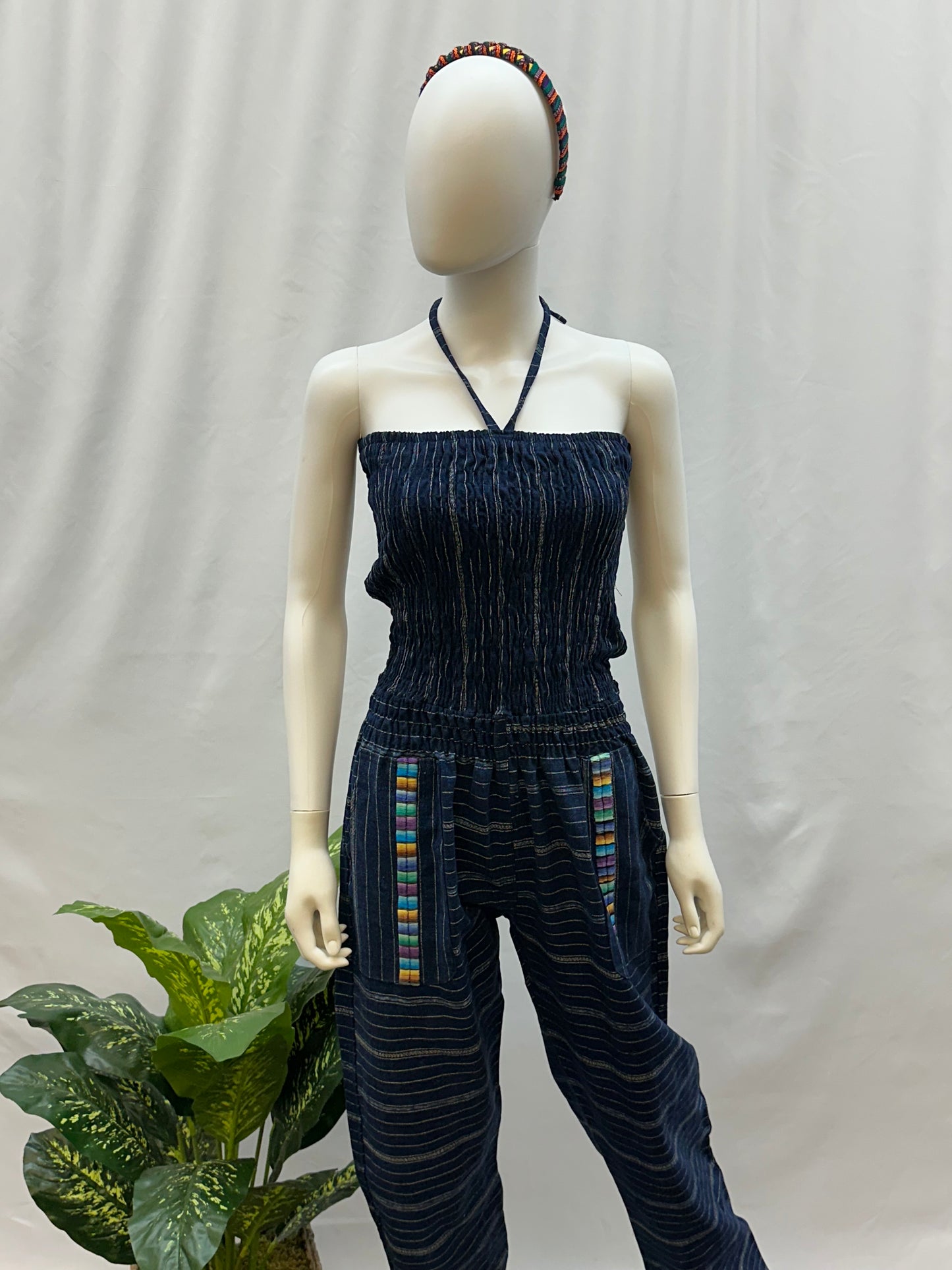 Guatemalan Handwoven Textile Jumpsuit