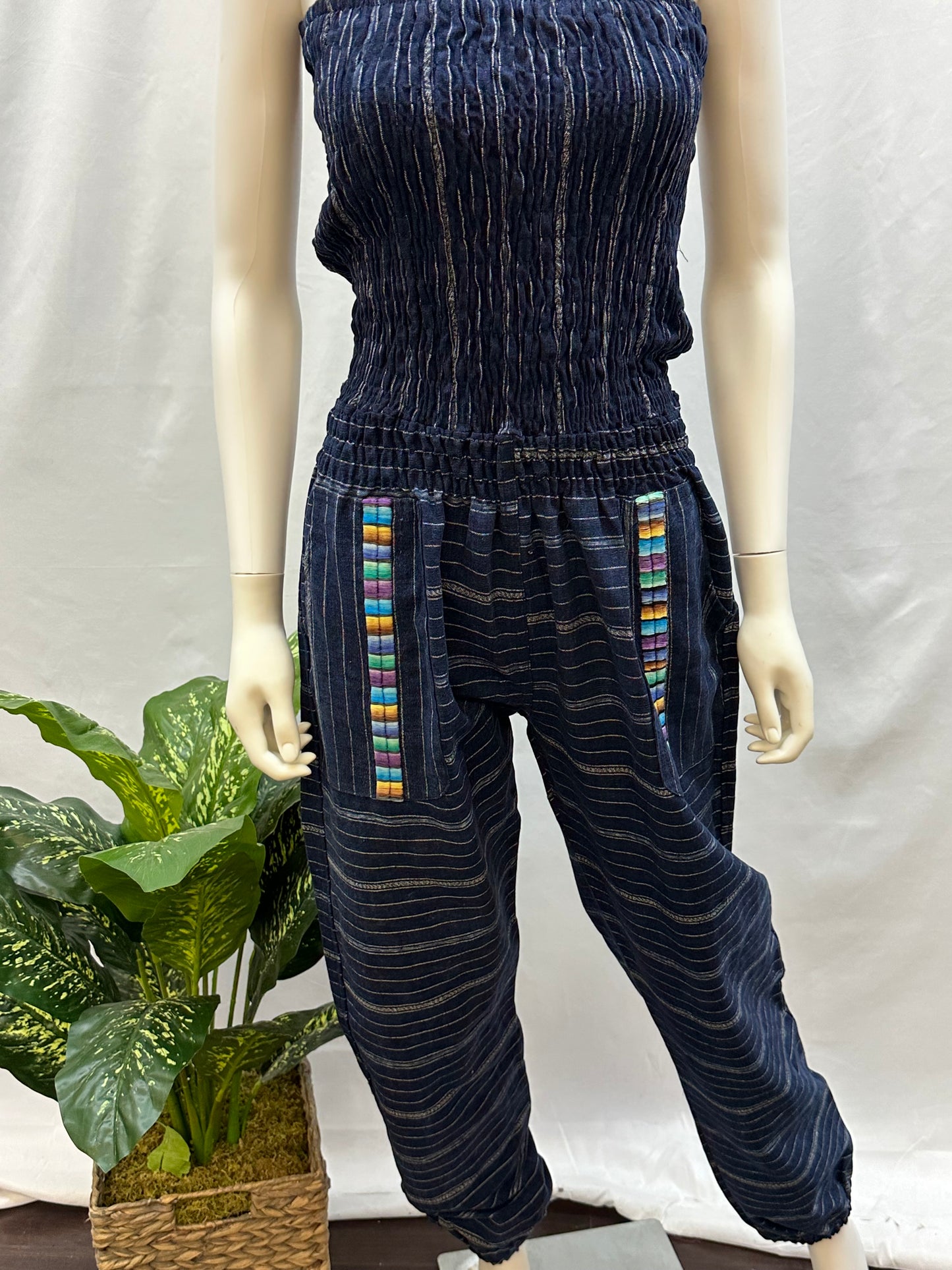 Guatemalan Handwoven Textile Jumpsuit