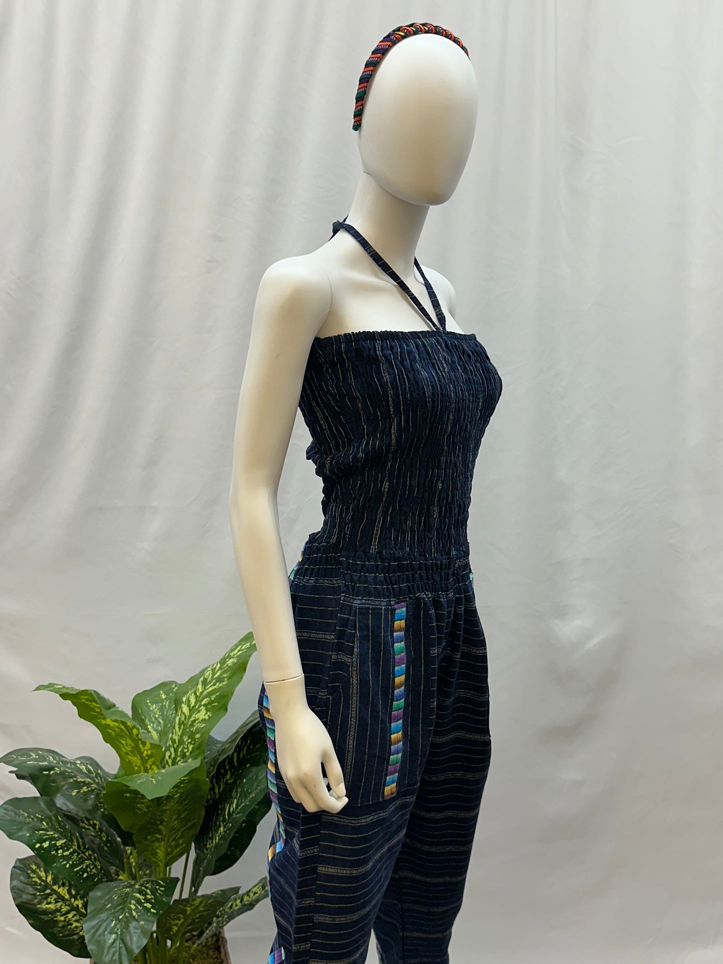 Guatemalan Handwoven Textile Jumpsuit