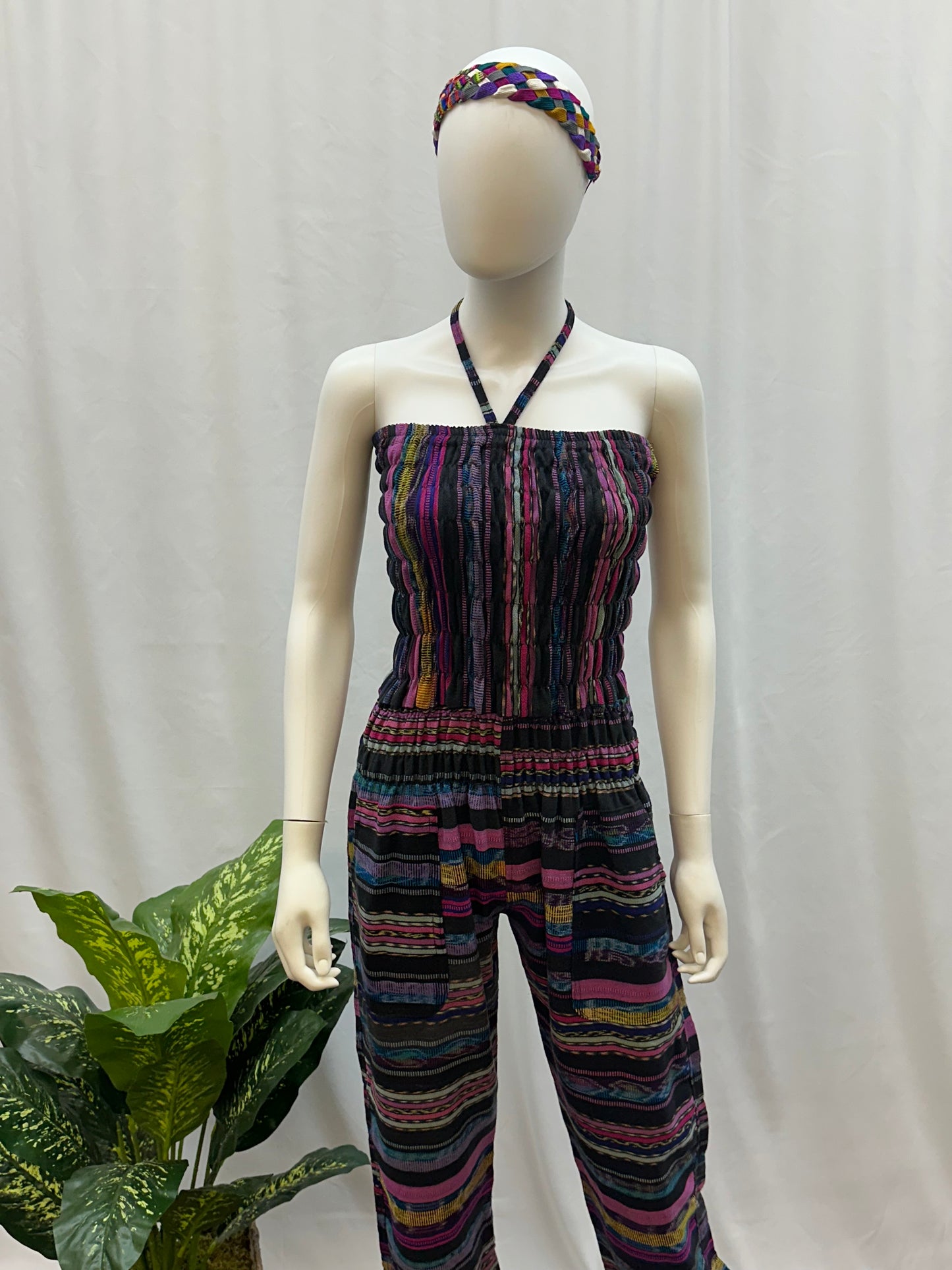 Guatemalan Handwoven Textile Jumpsuit
