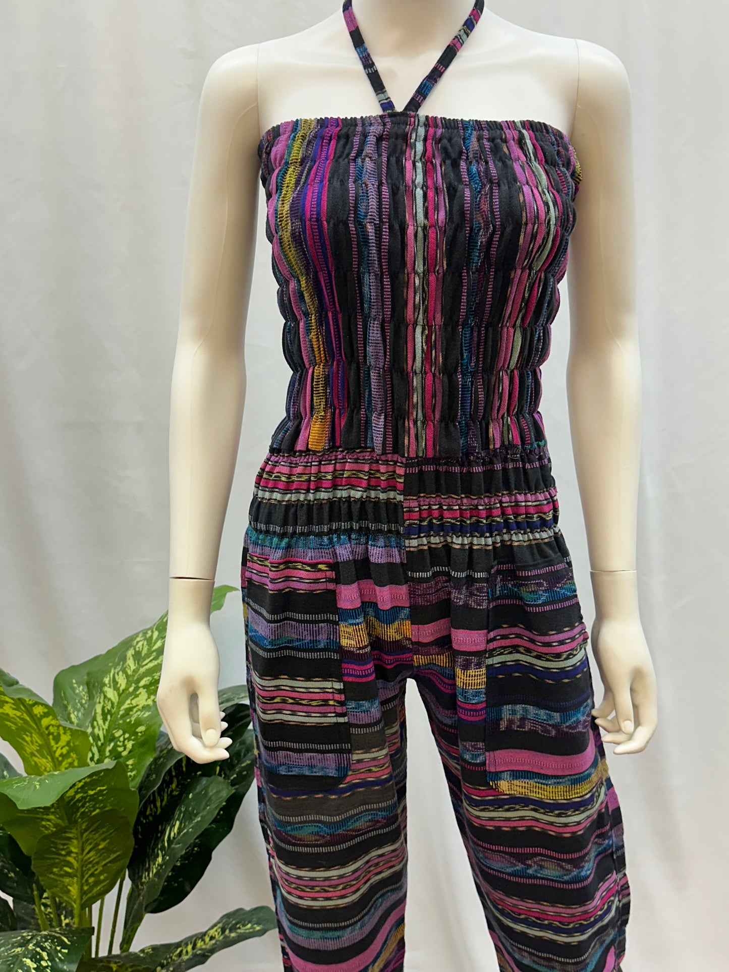 Guatemalan Handwoven Textile Jumpsuit