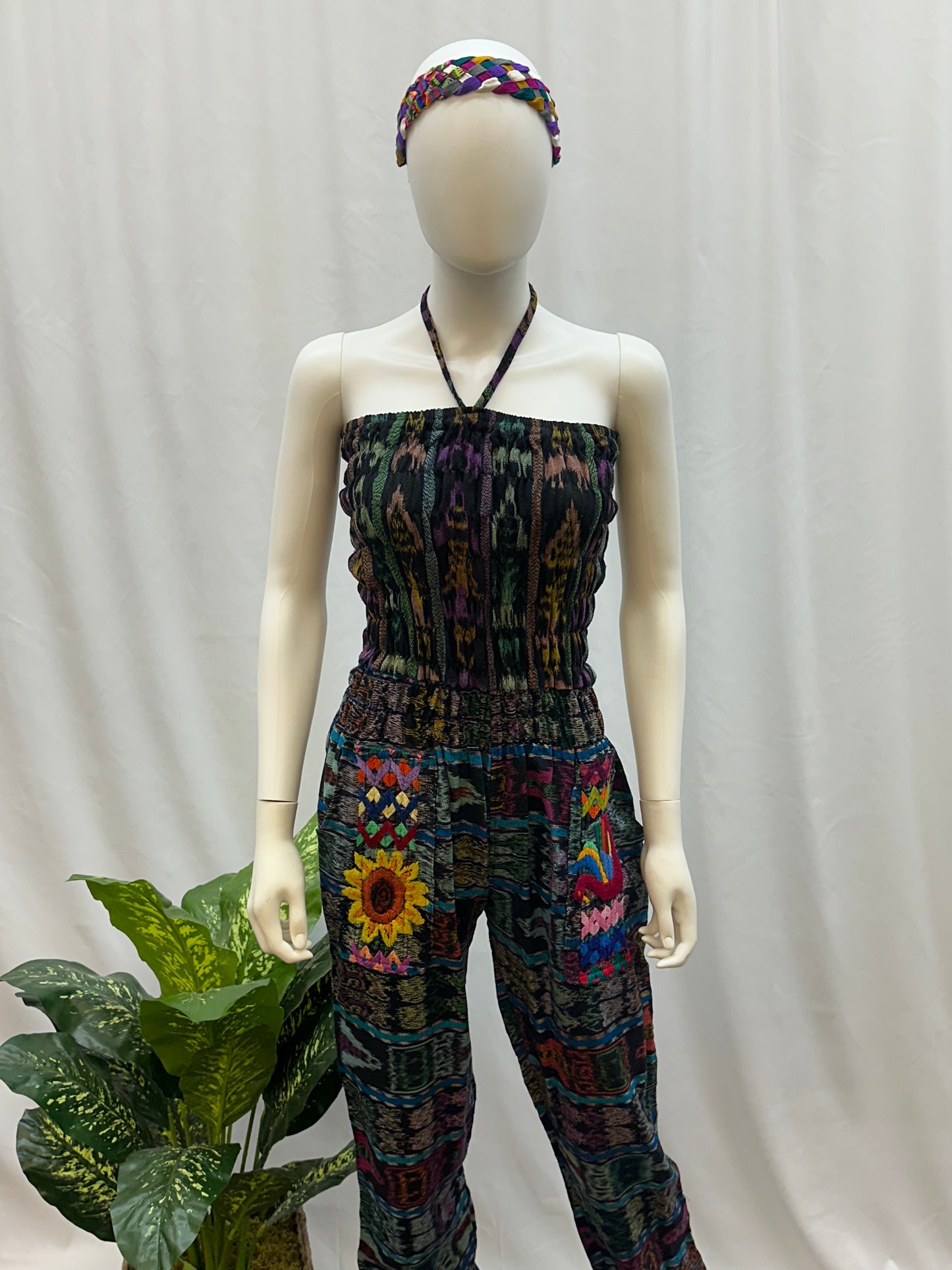 Guatemalan Handwoven Textile Jumpsuit