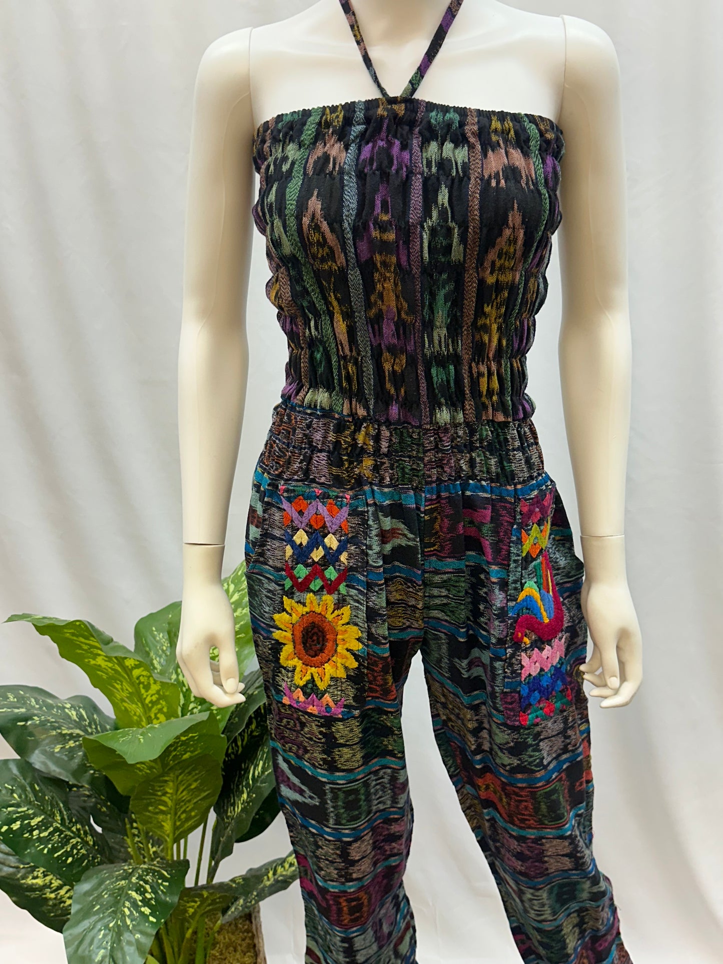 Guatemalan Handwoven Textile Jumpsuit