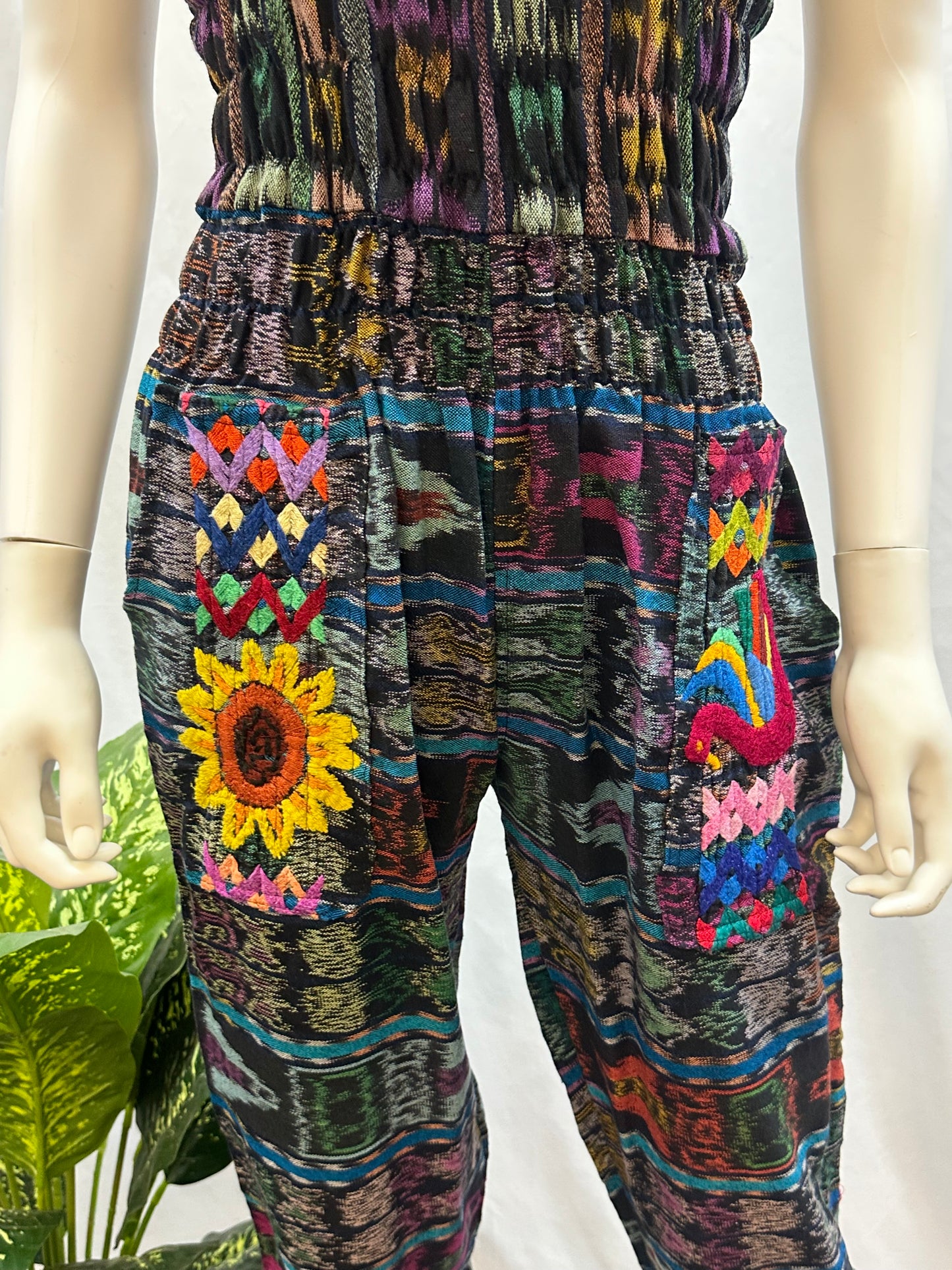Guatemalan Handwoven Textile Jumpsuit