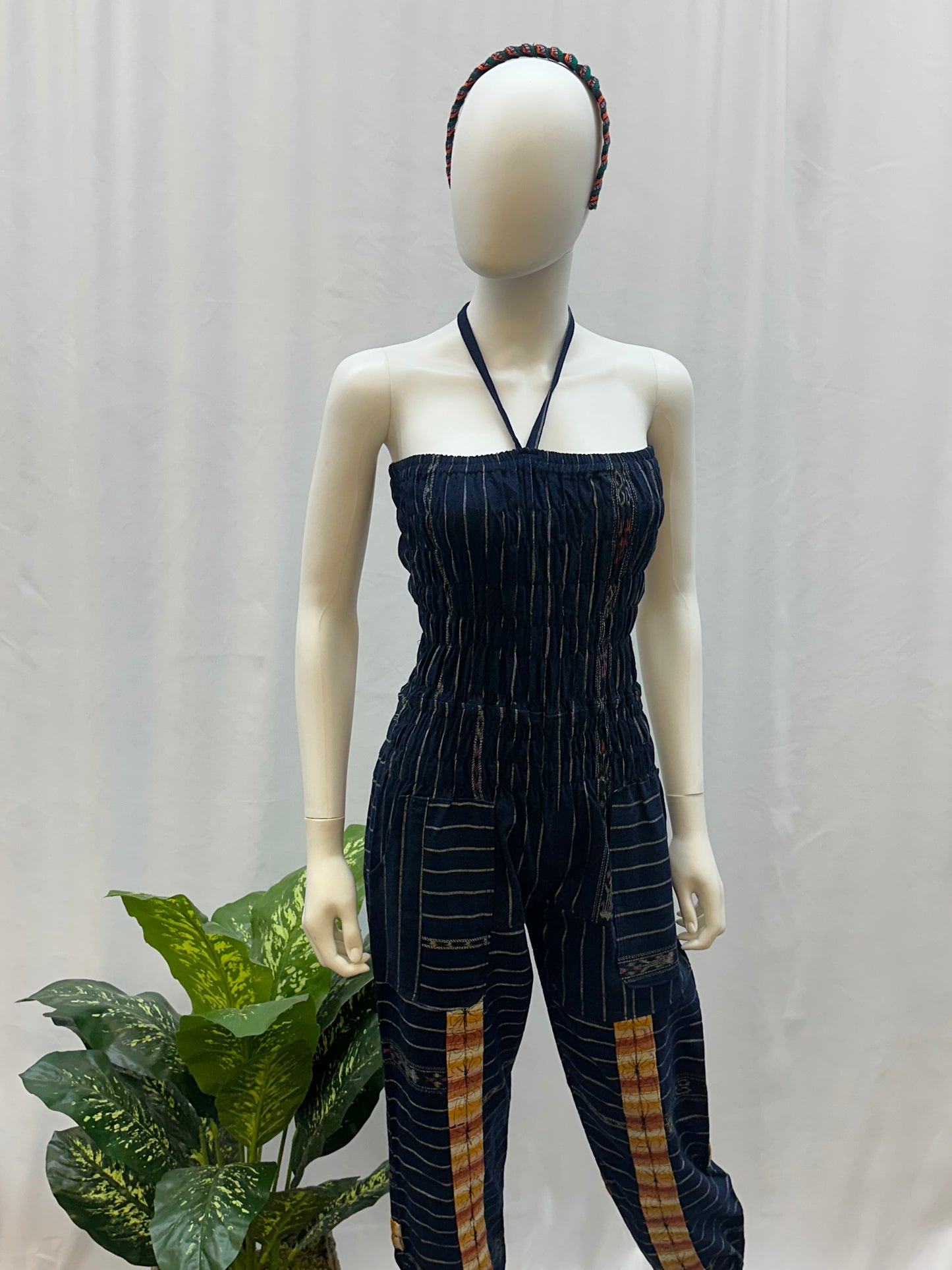 Guatemalan Handwoven Textile Jumpsuit