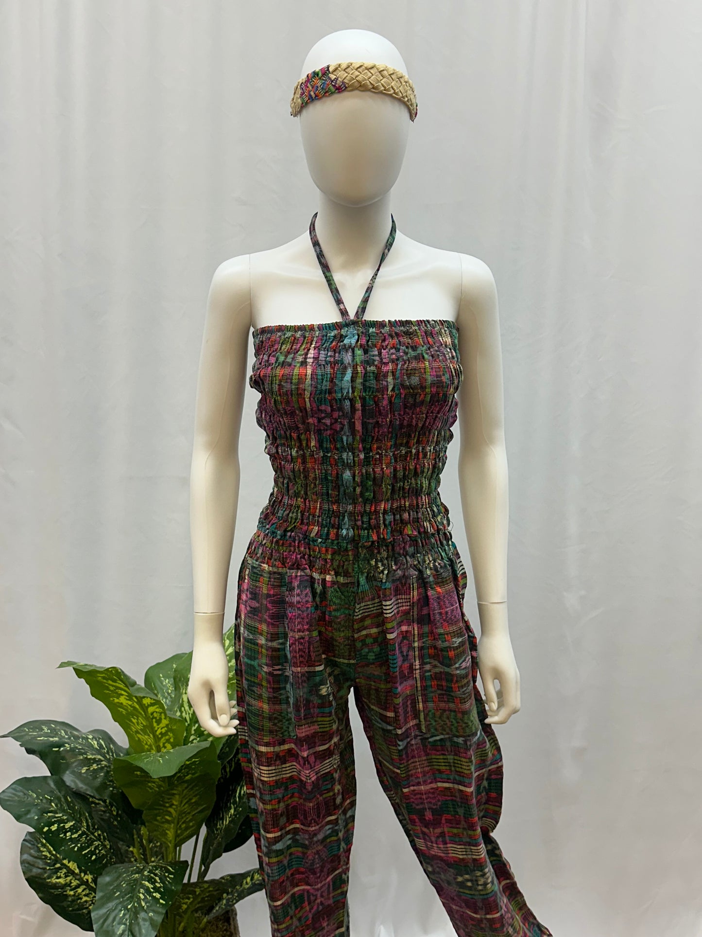 Guatemalan Handwoven Textile Jumpsuit
