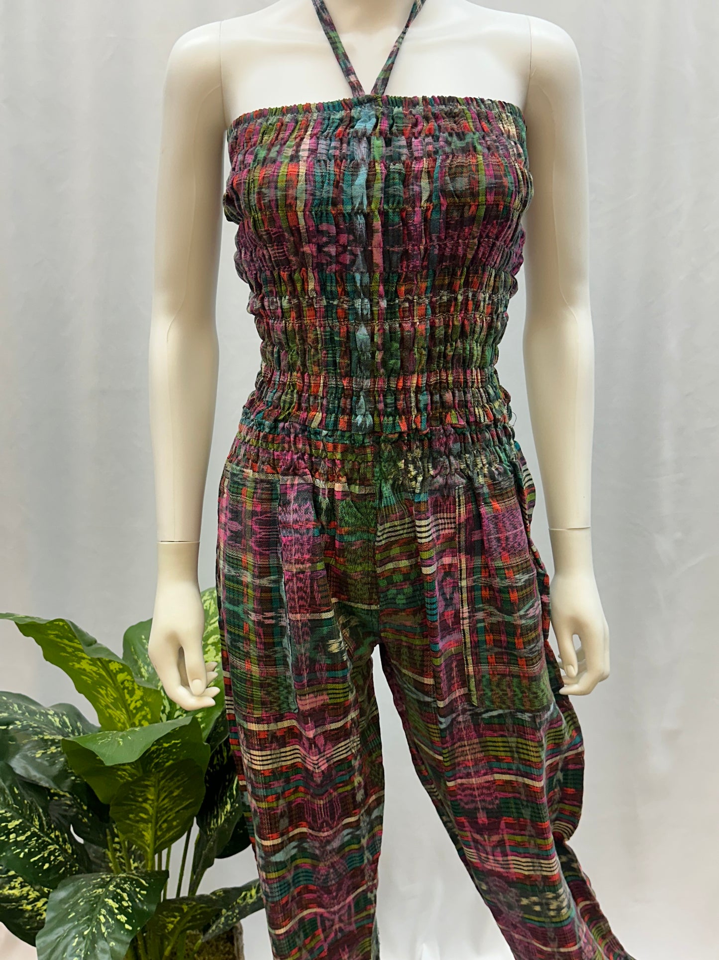 Guatemalan Handwoven Textile Jumpsuit