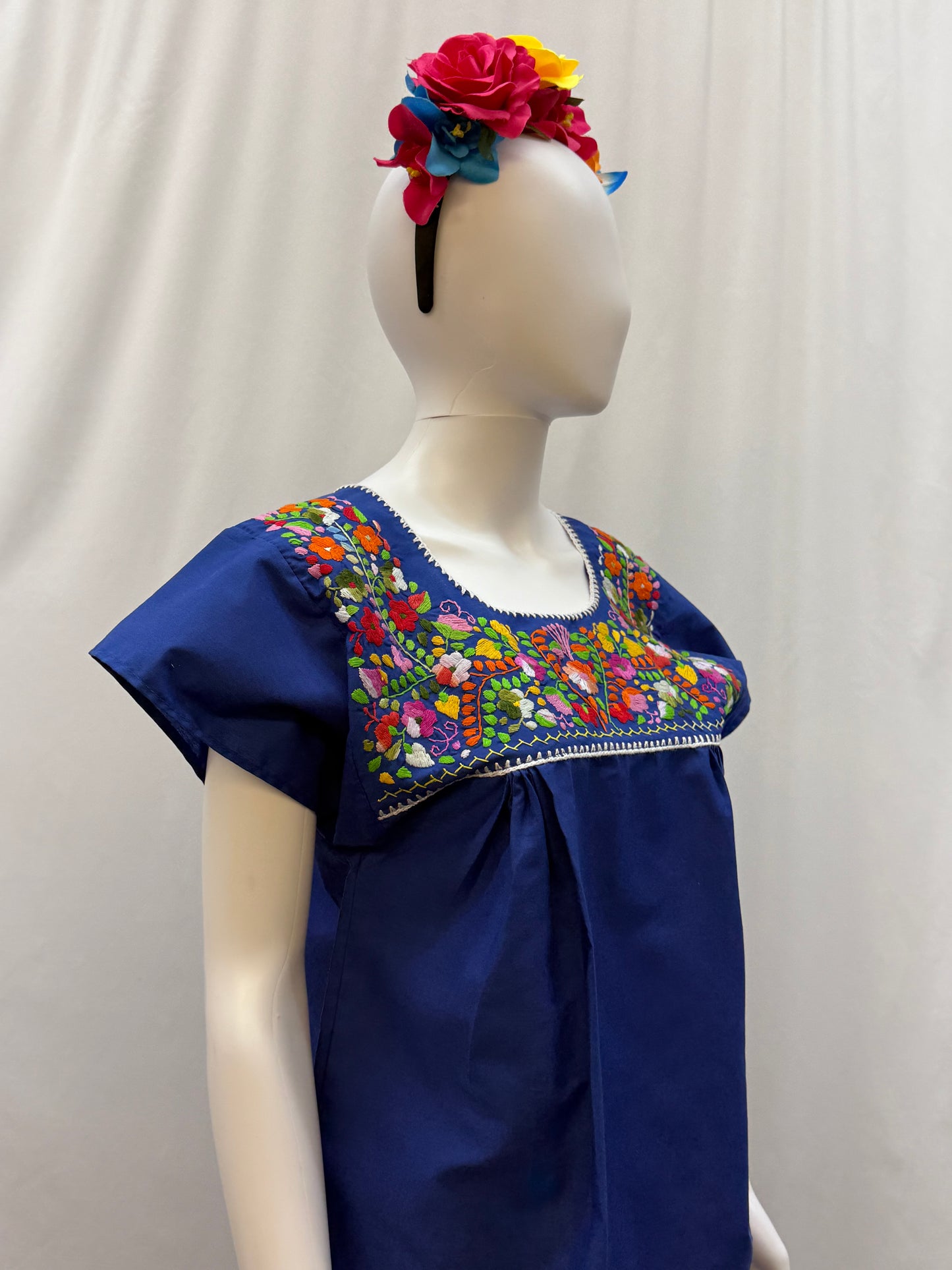 Women's Embroidered Floral Blouse