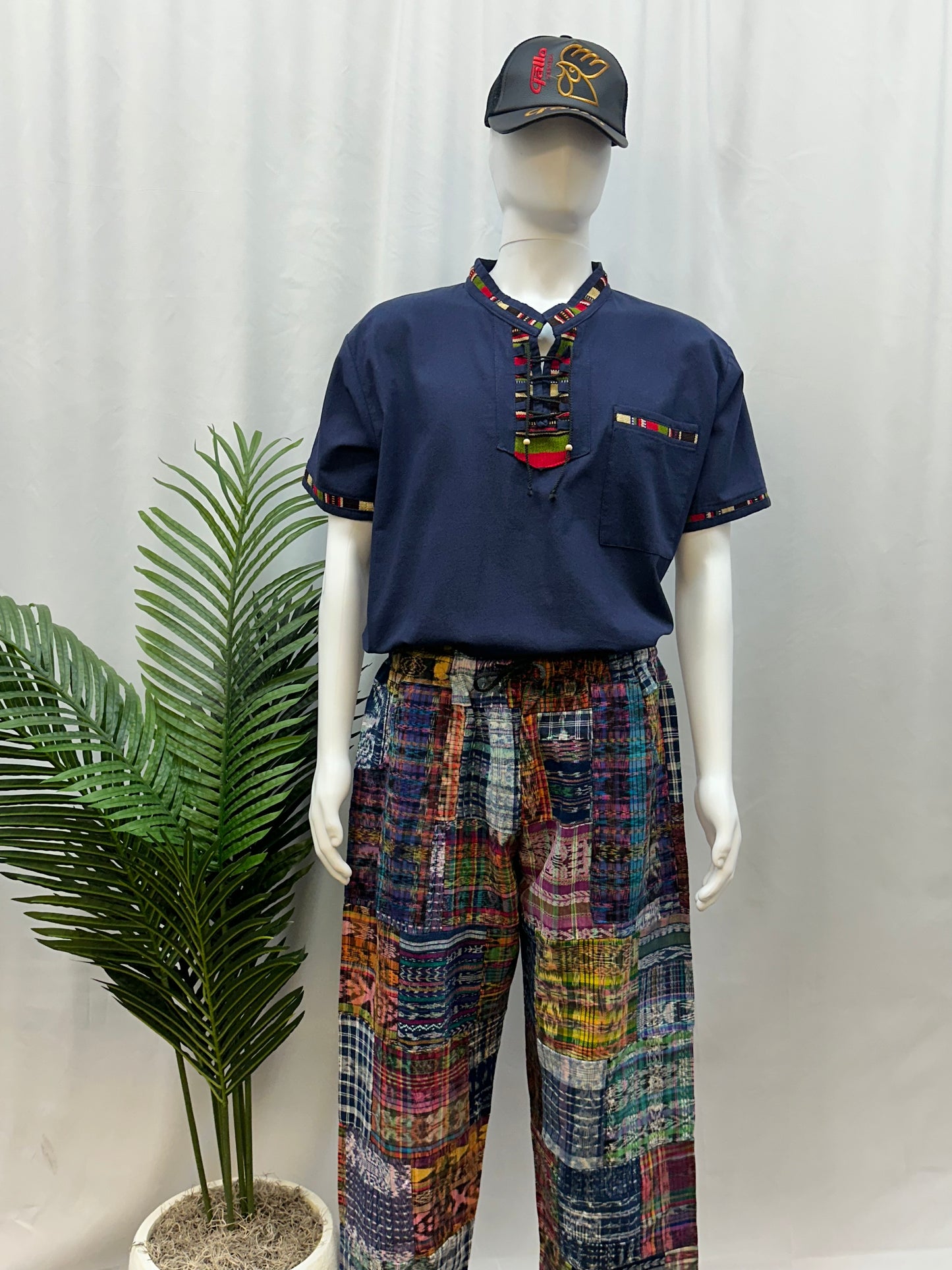 Guatemalan Handwoven Patchwork Joggers