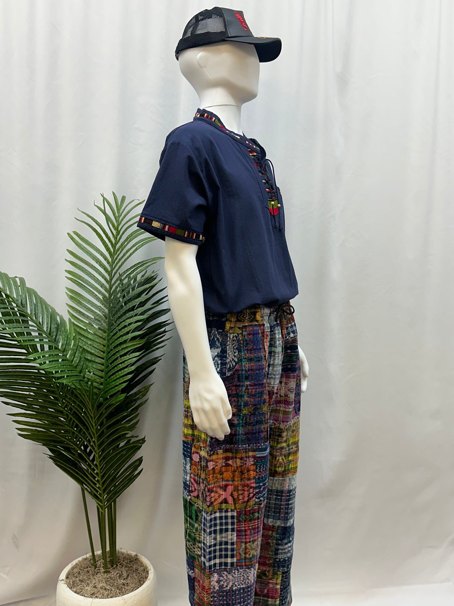 Guatemalan Handwoven Patchwork Joggers