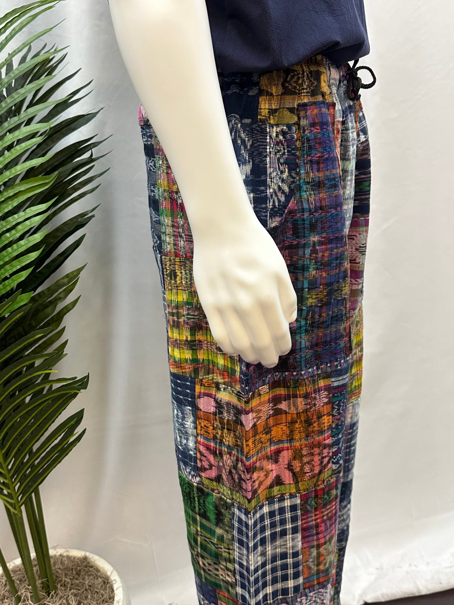Guatemalan Handwoven Patchwork Joggers