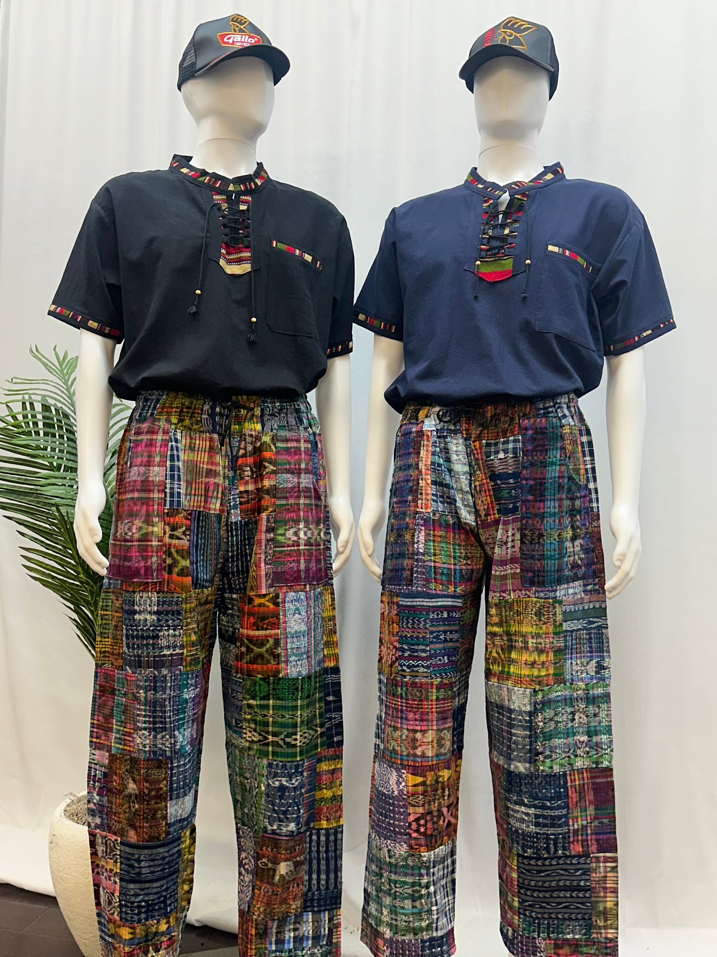 Guatemalan Handwoven Patchwork Joggers