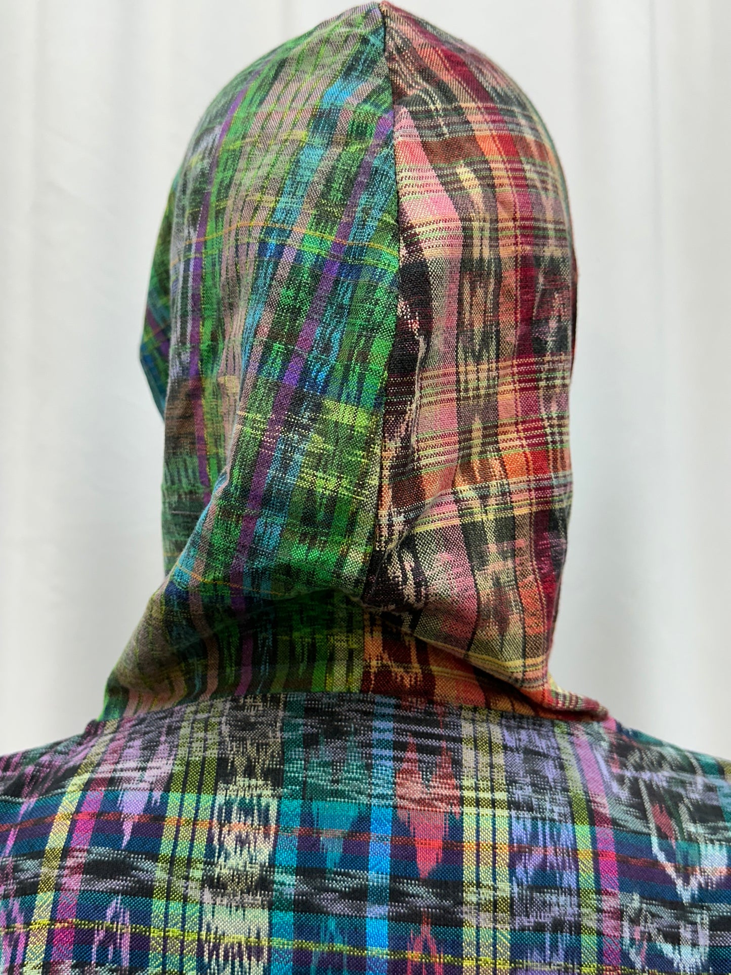 Guatemalan Textile Patchwork Hoddie Shirt