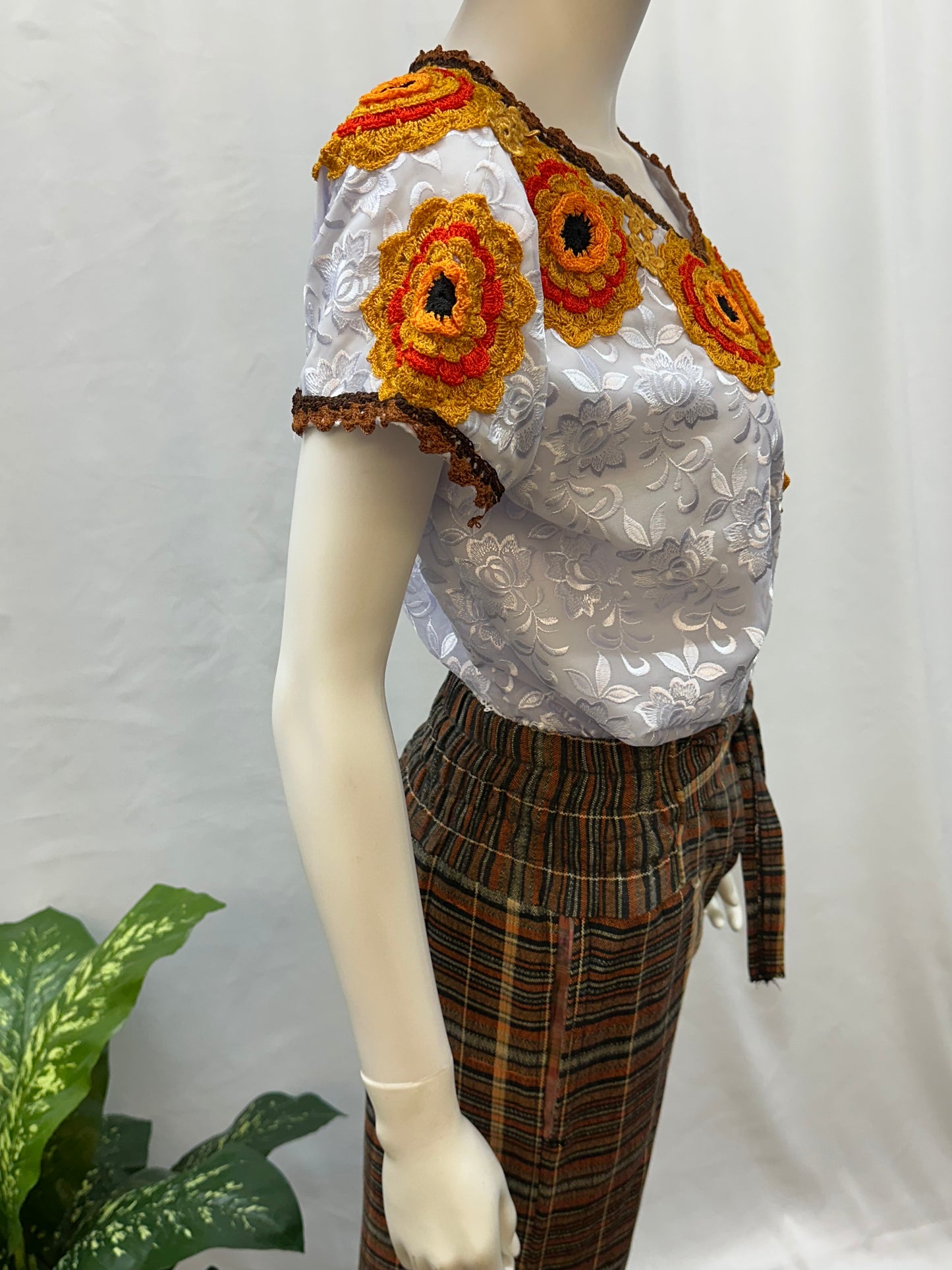 Guatemala Textile Belted Pants
