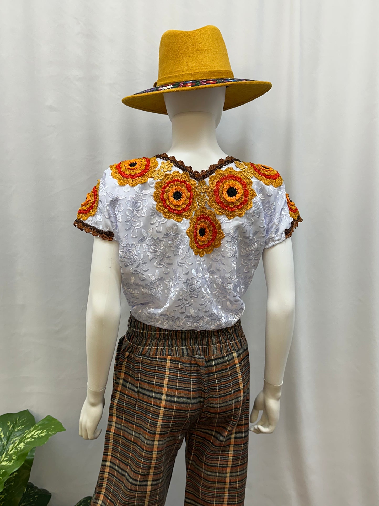 Guatemala Textile Belted Pants