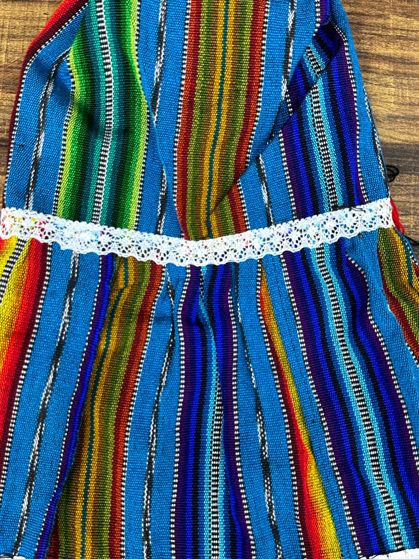 Guatemalan Traditional Doll Blender Cover with Opening