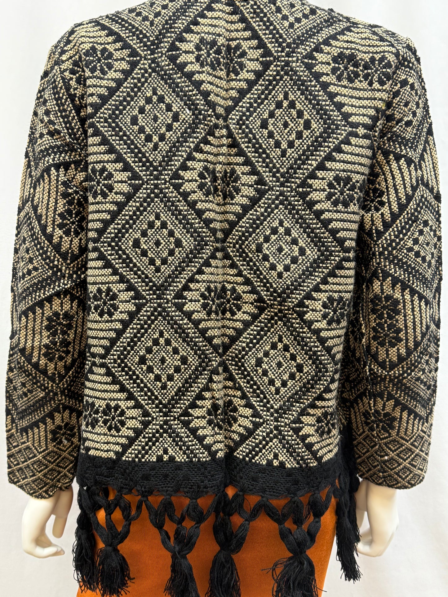 Women's Mexican Fringe Embroidered Sunflower Jacket