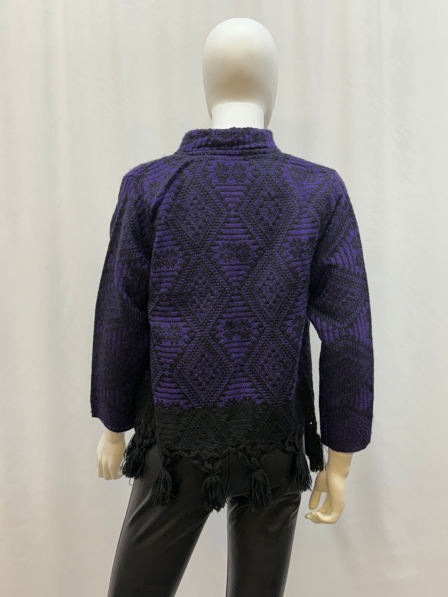 Women's Mexican Sunflower Fringe Jacket
