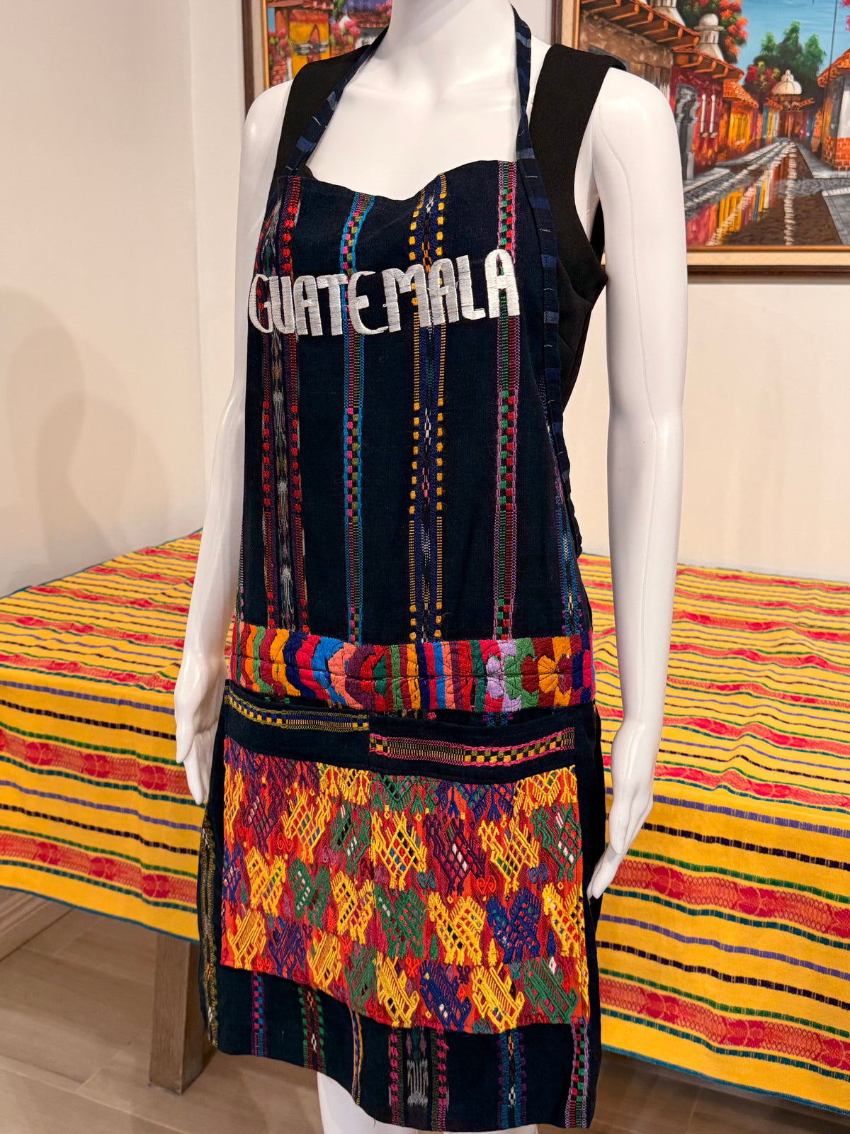 Guatemalan Hand Woven Apron with Pockets