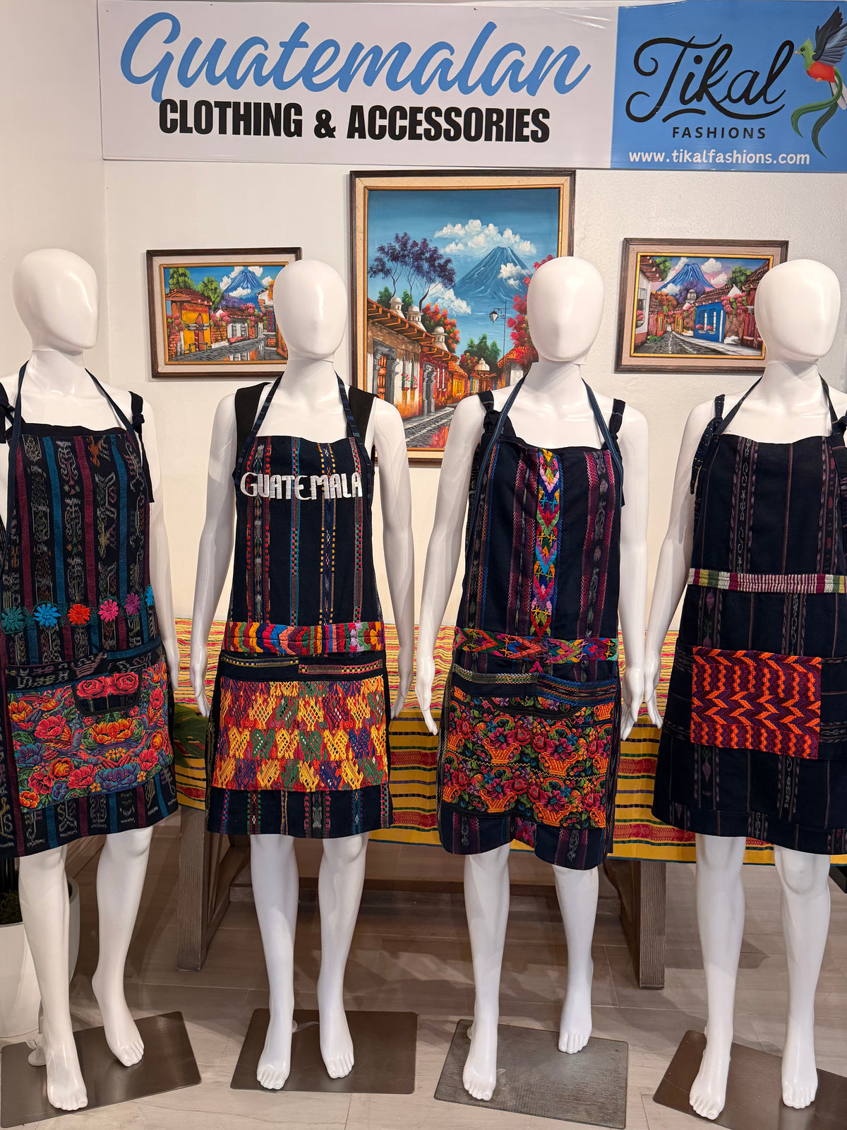 Guatemalan Hand Woven Apron with Pockets