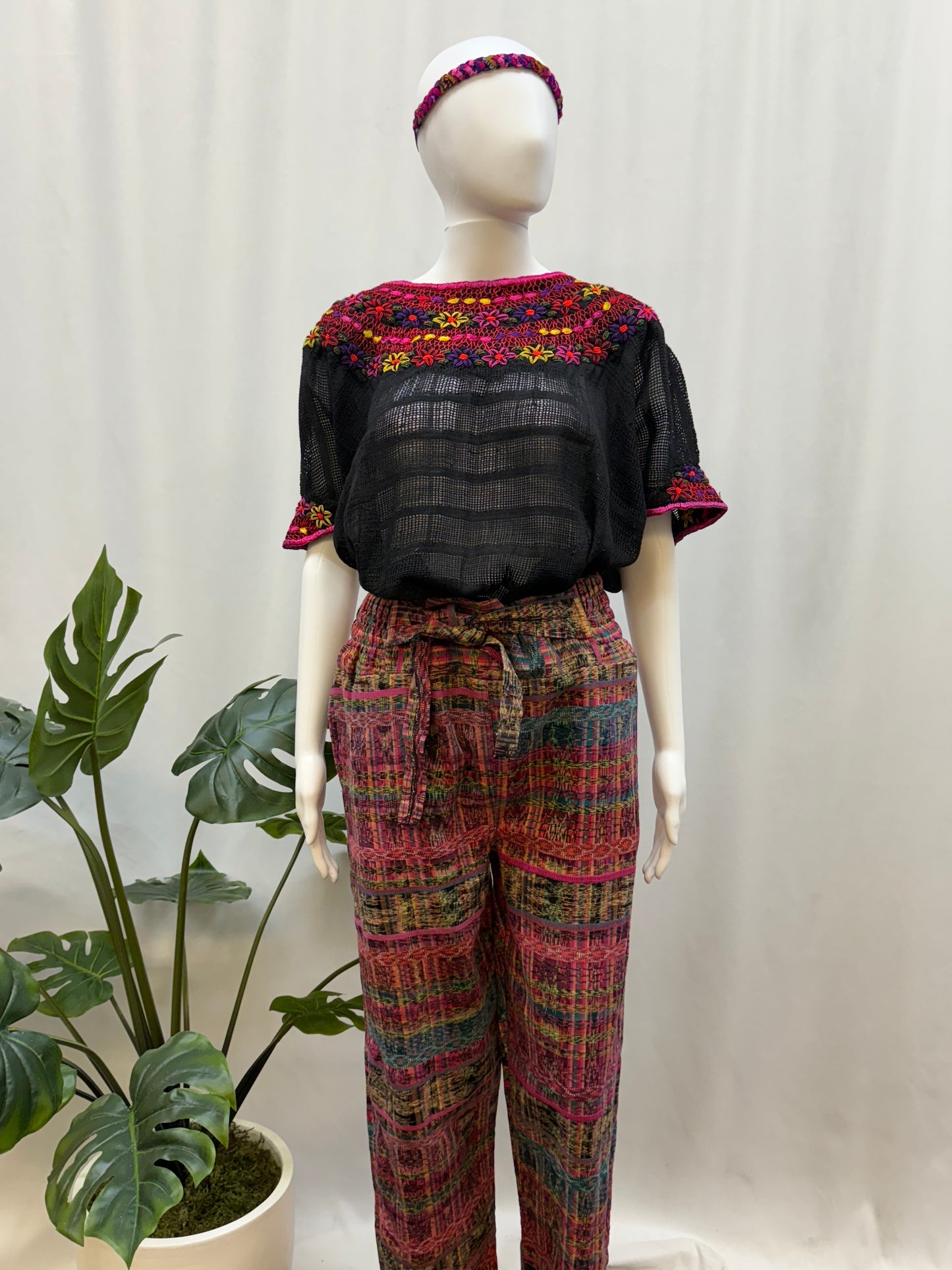Guatemalan Handwoven Embroiderd Blouse