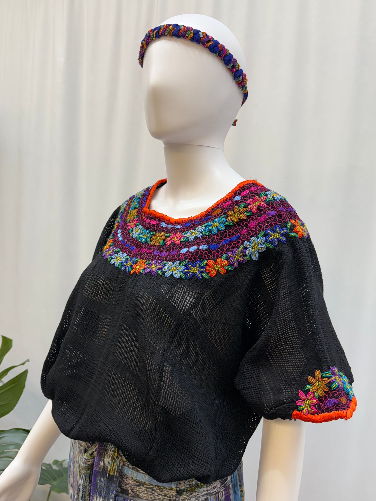 Guatemalan Handwoven Embroidered Blouse