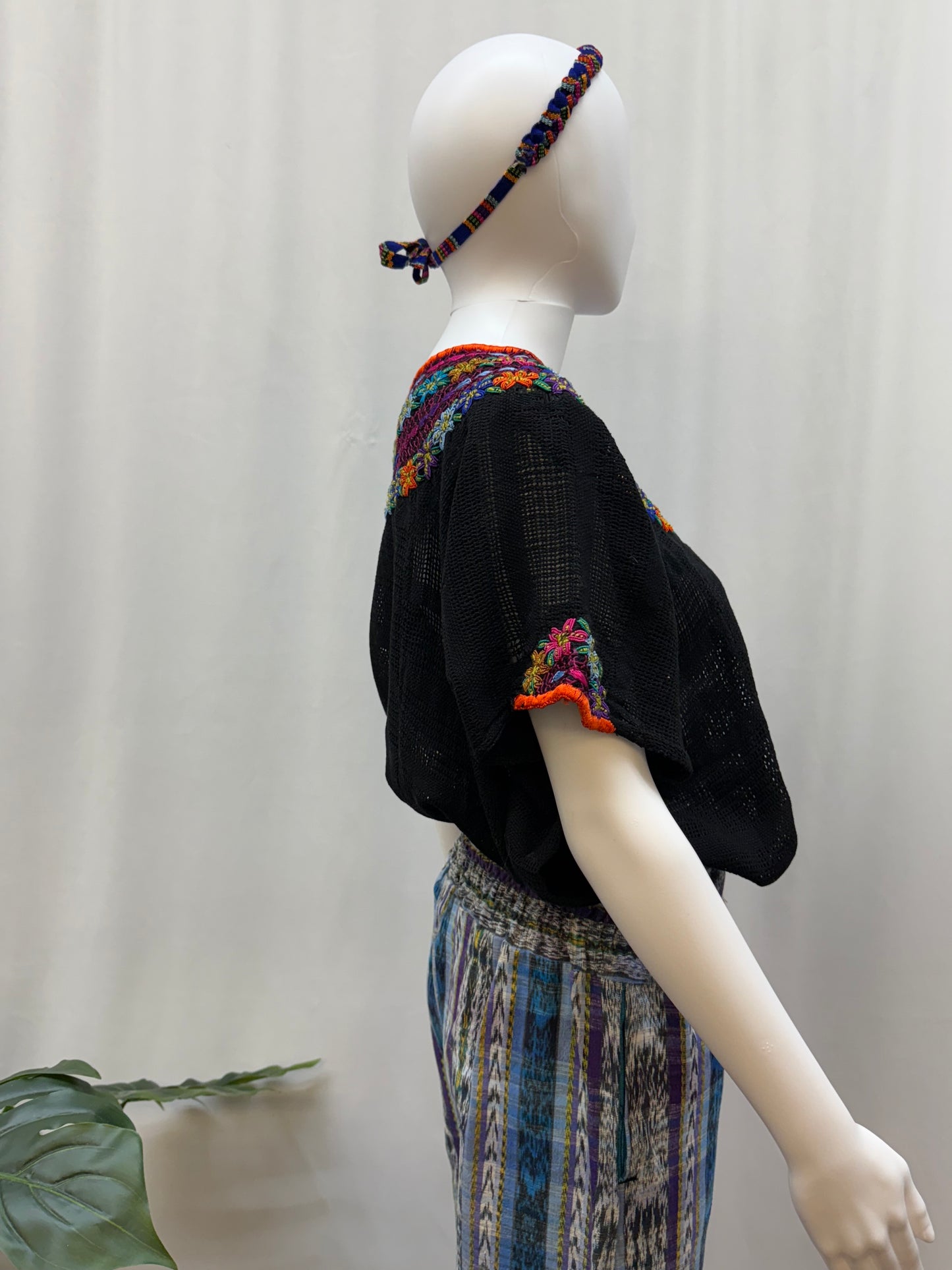 Guatemalan Handwoven Embroidered Blouse