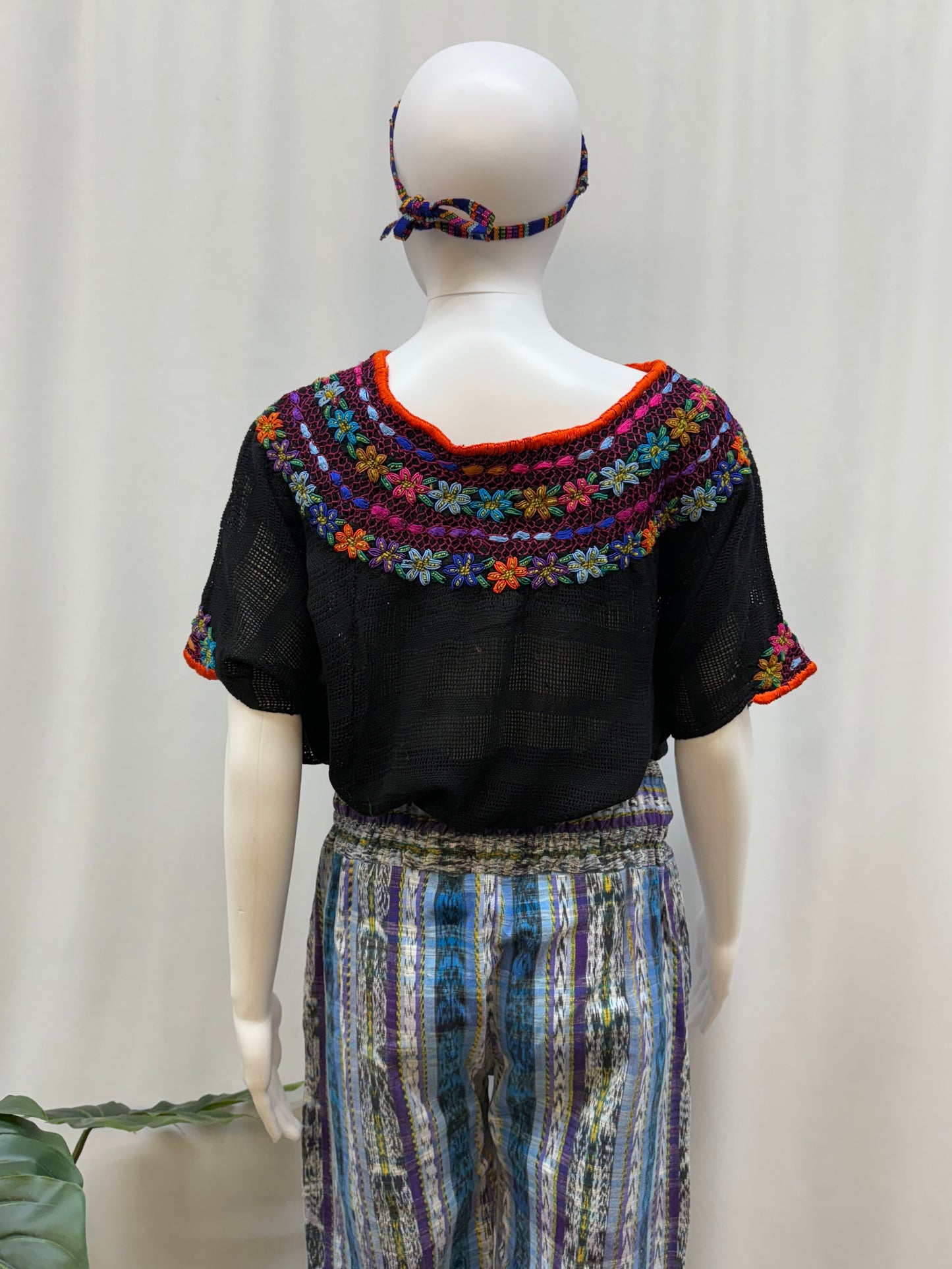 Guatemalan Handwoven Embroidered Blouse