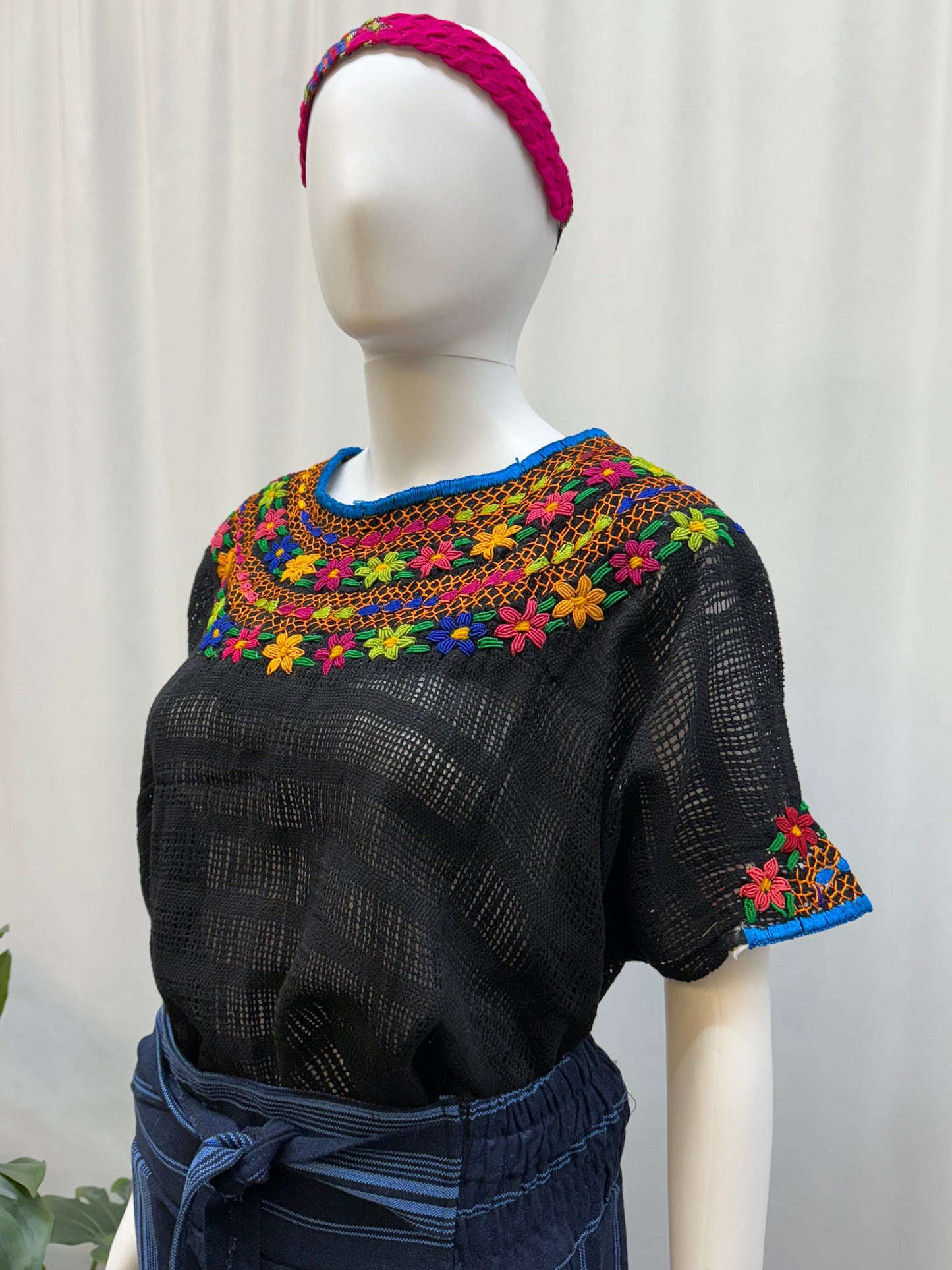 Guatemalan Handwoven Embrodiered Blouse