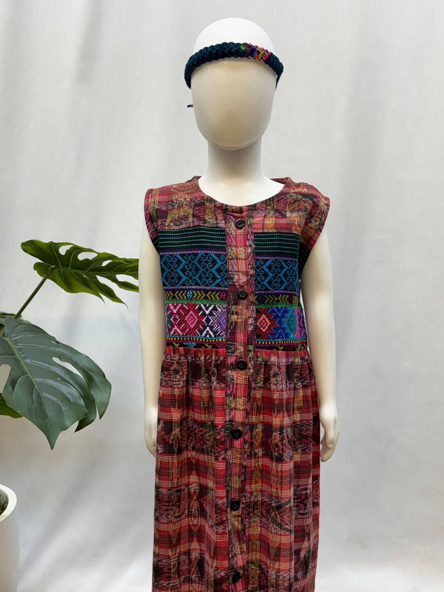 Guatemalan Girl Embroidered Dress
