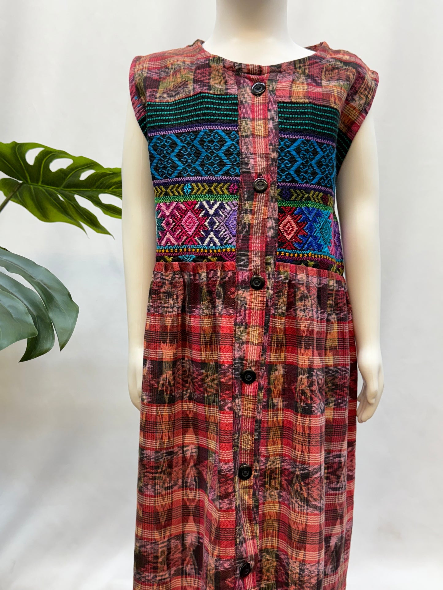 Guatemalan Girl Embroidered Dress