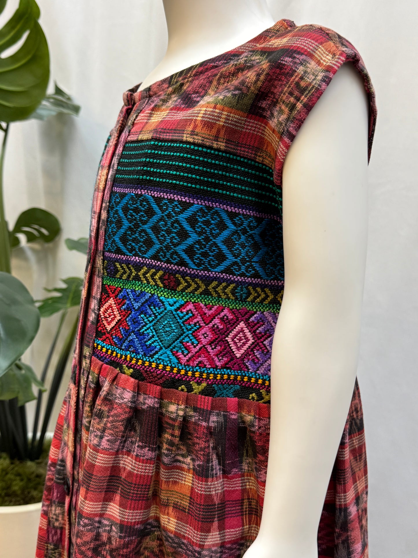 Guatemalan Girl Embroidered Dress