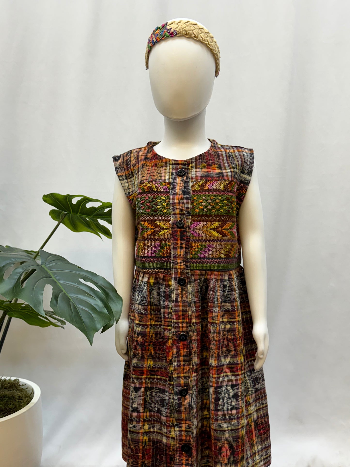 Guatemalan Girl Embroidered Dress