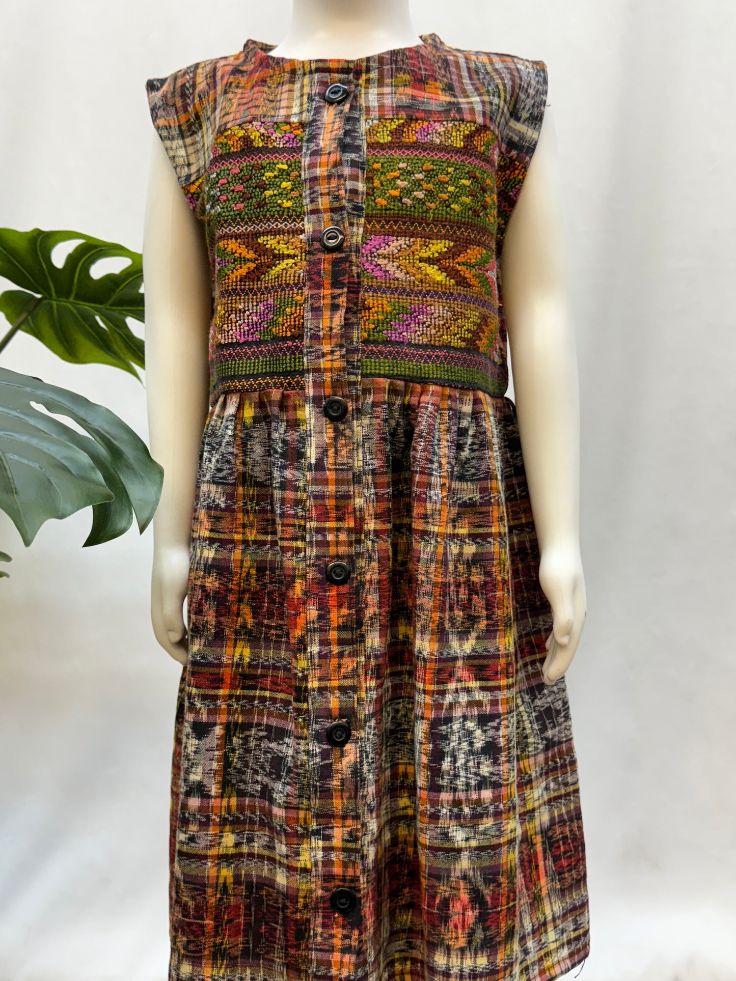 Guatemalan Girl Embroidered Dress