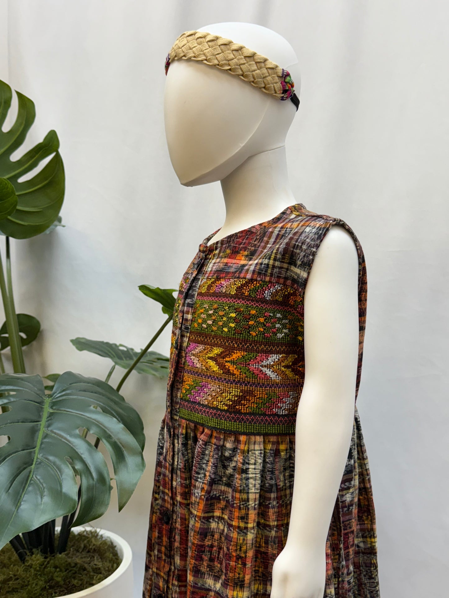Guatemalan Girl Embroidered Dress