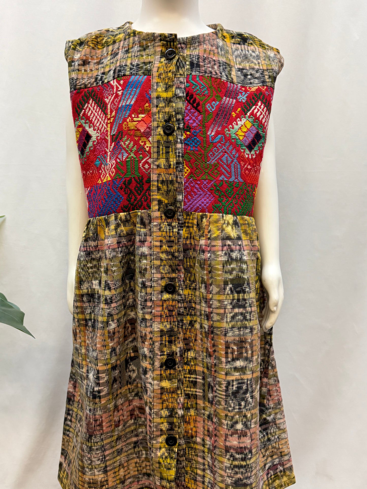 Guatemalan Girl Handwoven Textile Dress