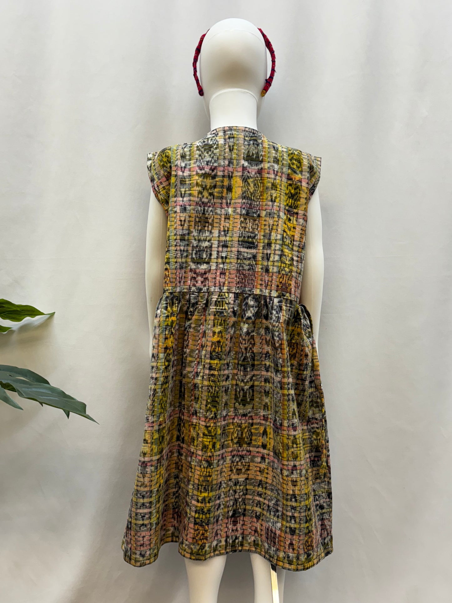 Guatemalan Girl Handwoven Textile Dress
