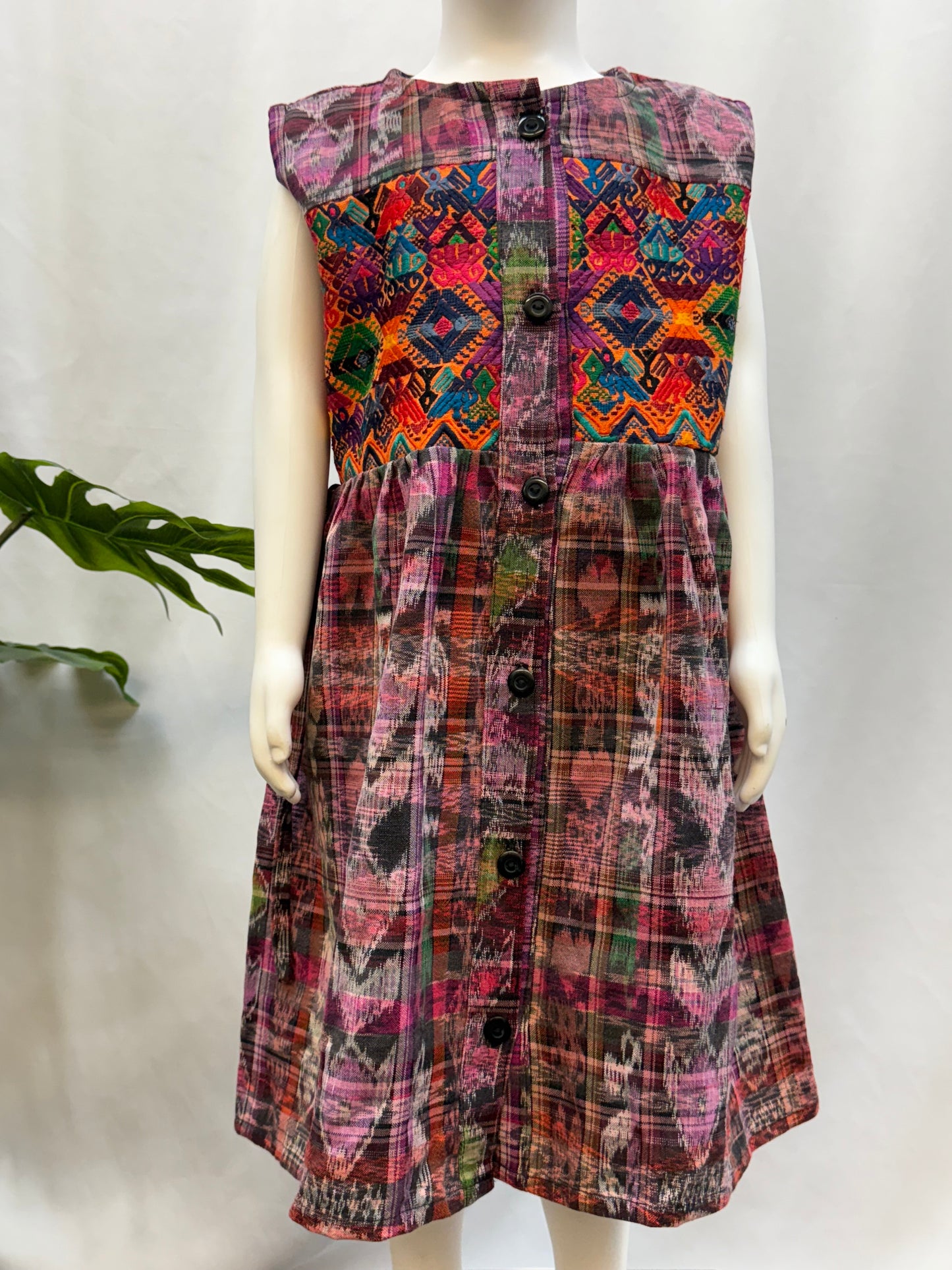 Girl Embroidered Guatemalan Dress