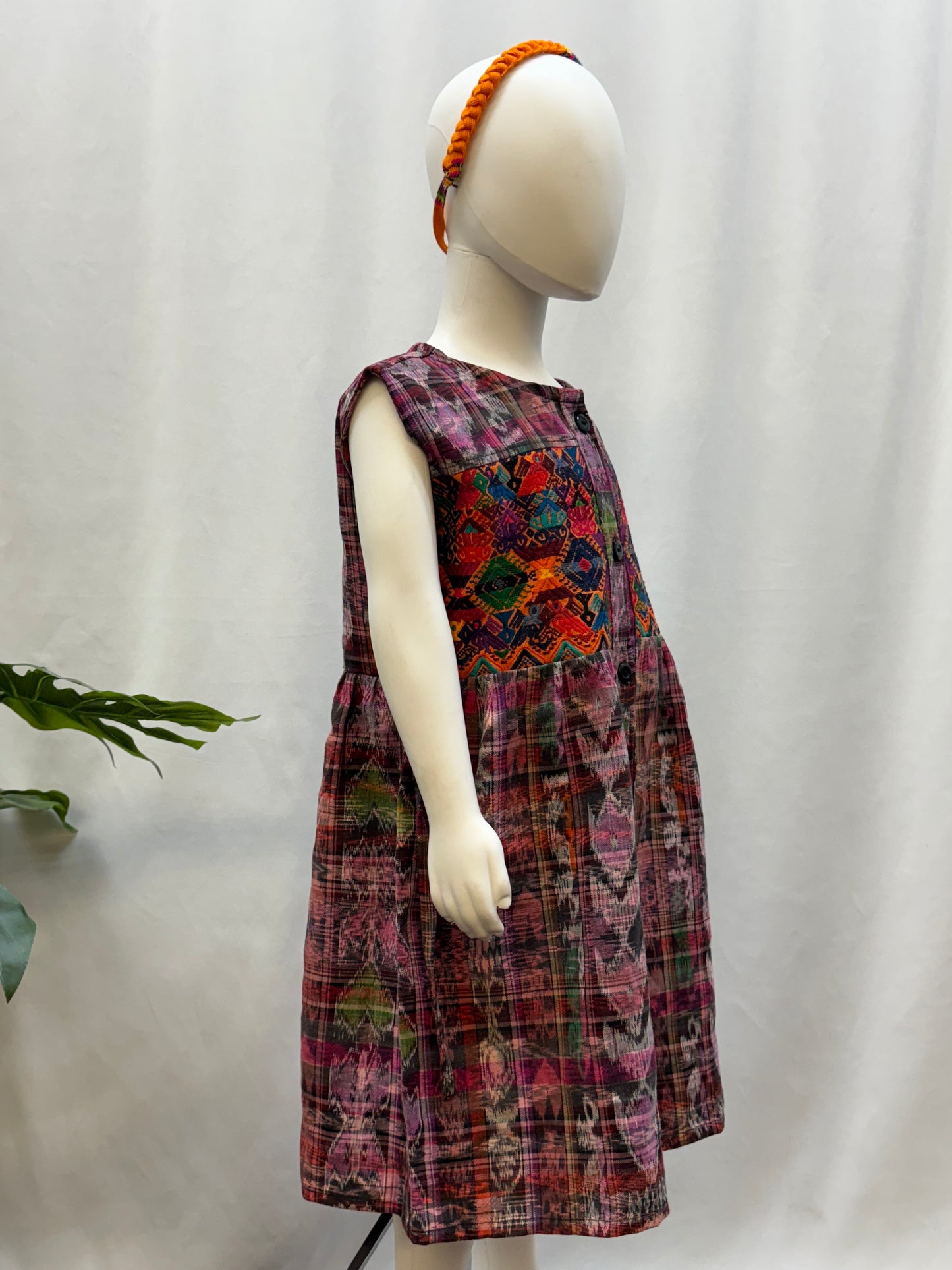 Girl Embroidered Guatemalan Dress