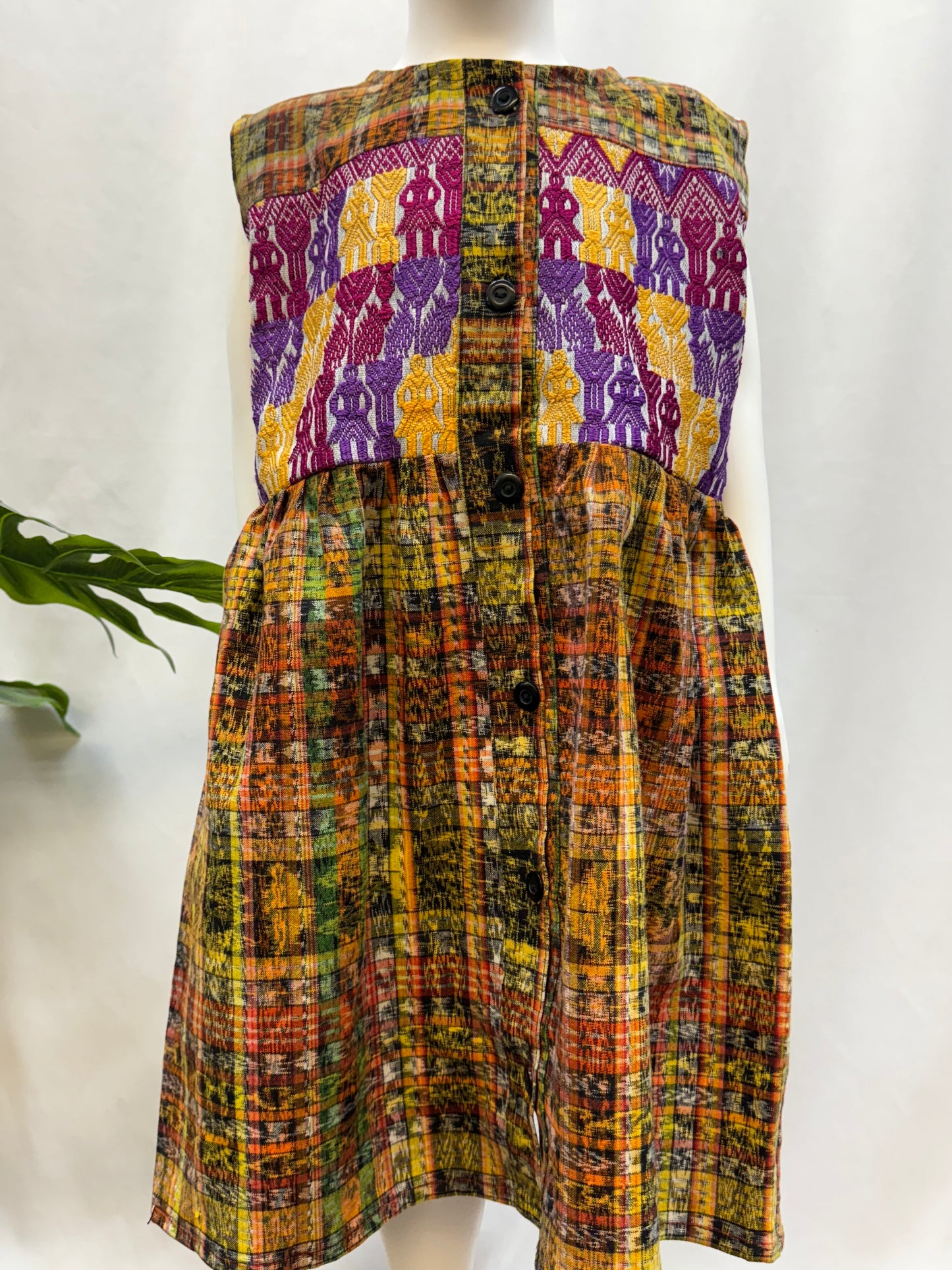 Girl Embroidered Guatemalan Dress