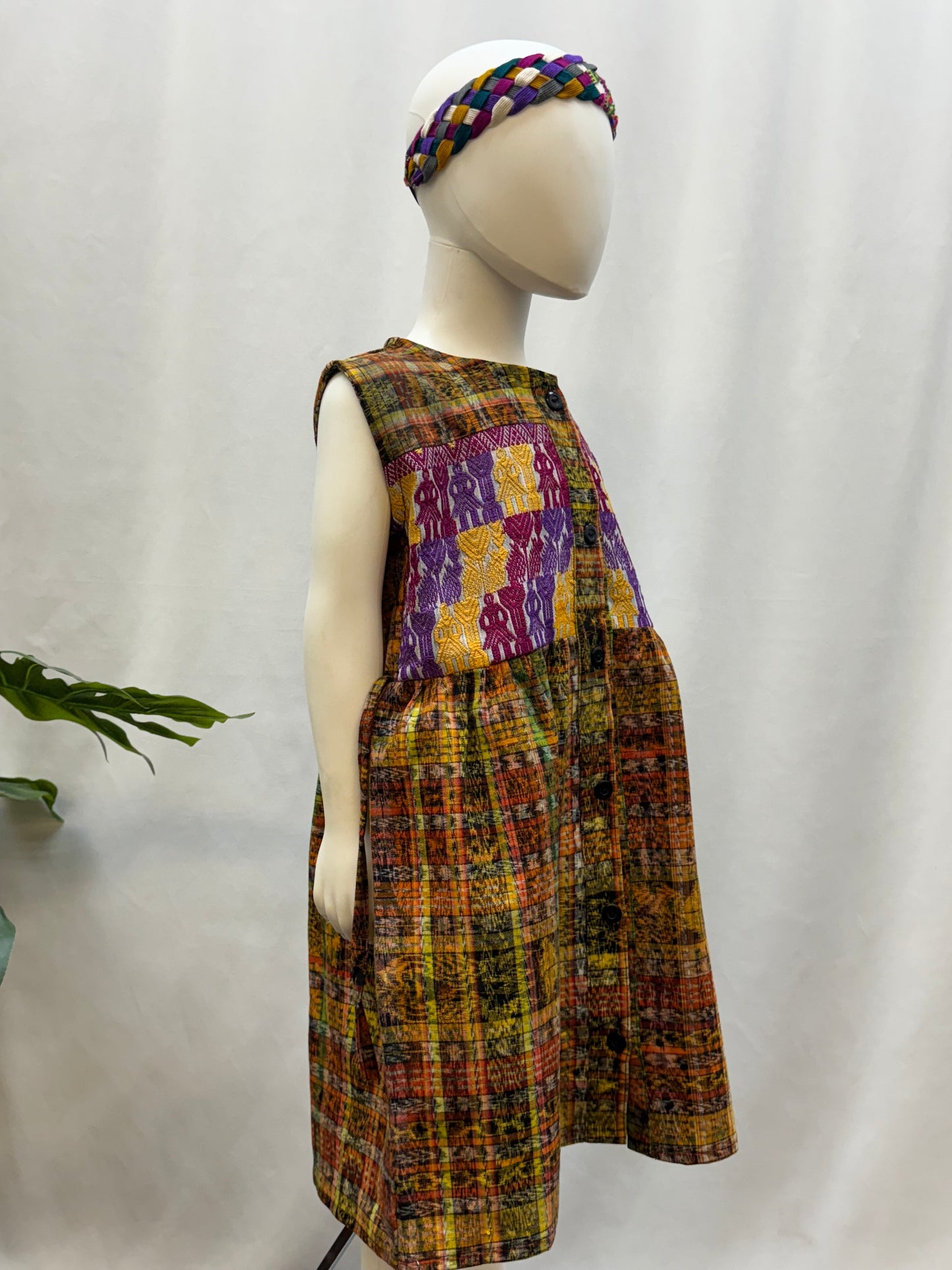 Girl Embroidered Guatemalan Dress